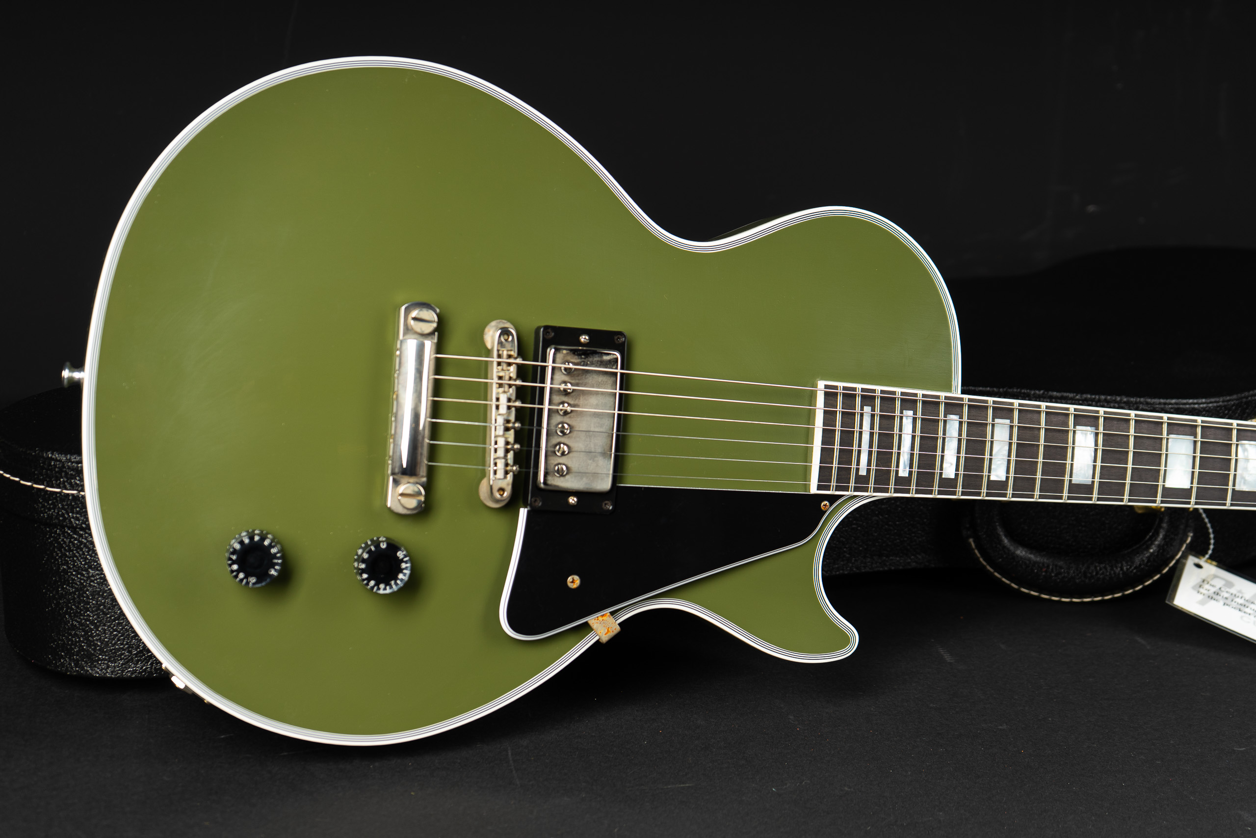 Gibson Custom Shop Les Paul Custom 1 HB VOS - Olive Drab - GuitarPoint