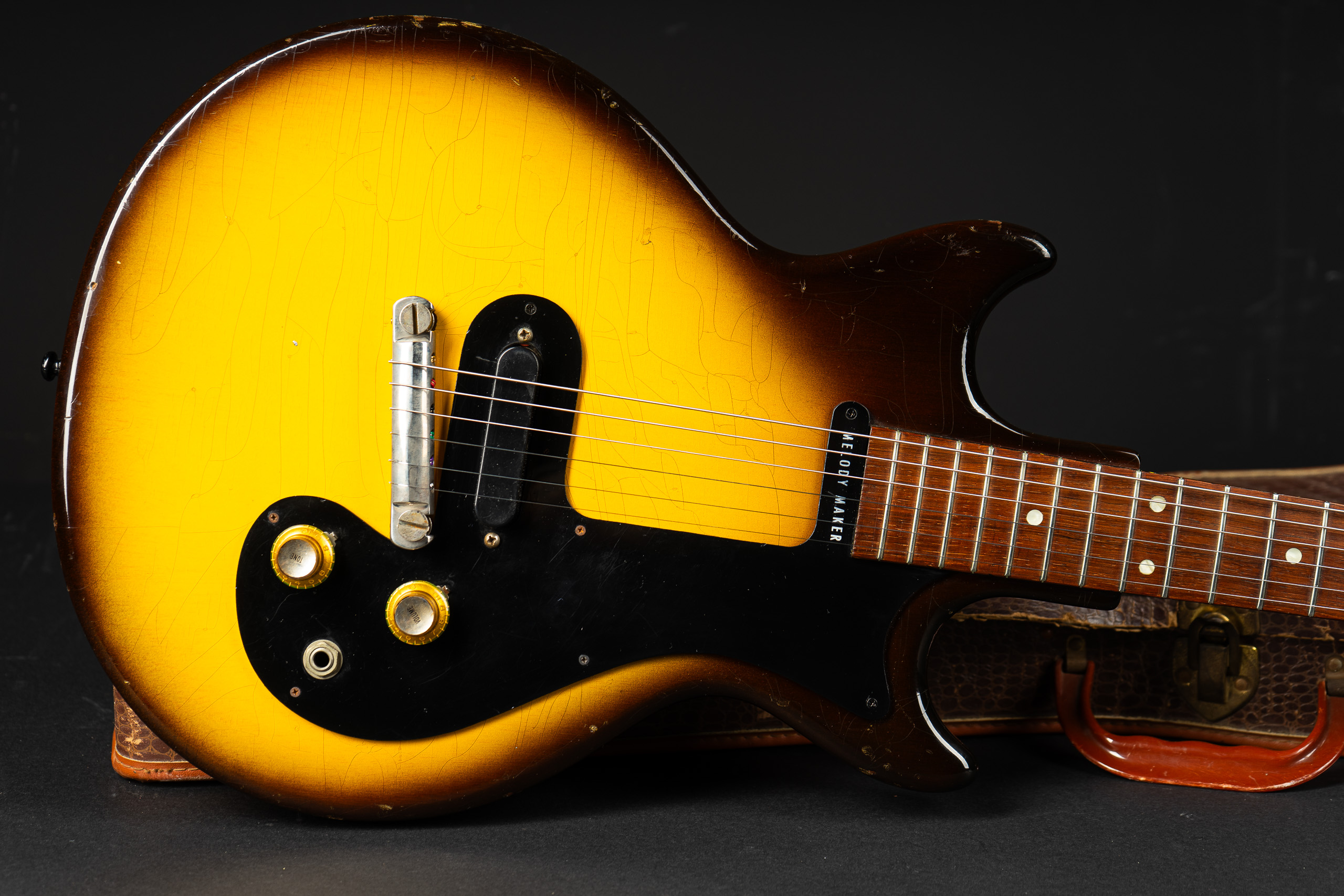 1961 Gibson Melody Maker Short Scale - Sunburst - GuitarPoint
