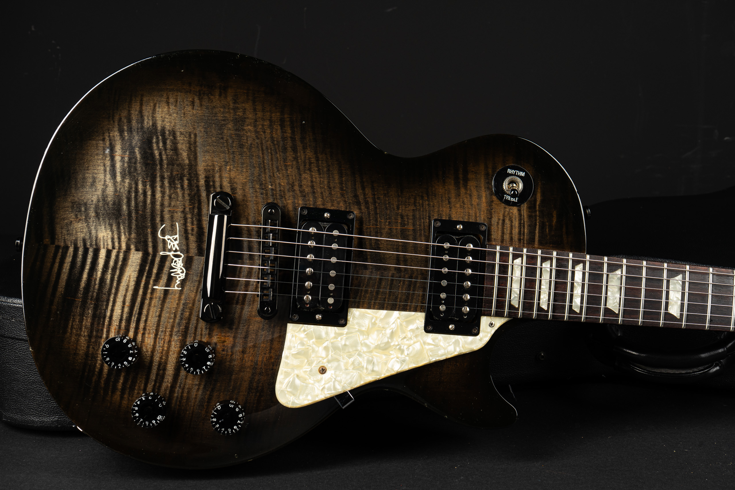 1997 Gibson Les Paul Joe Perry Signature - Translucent Black