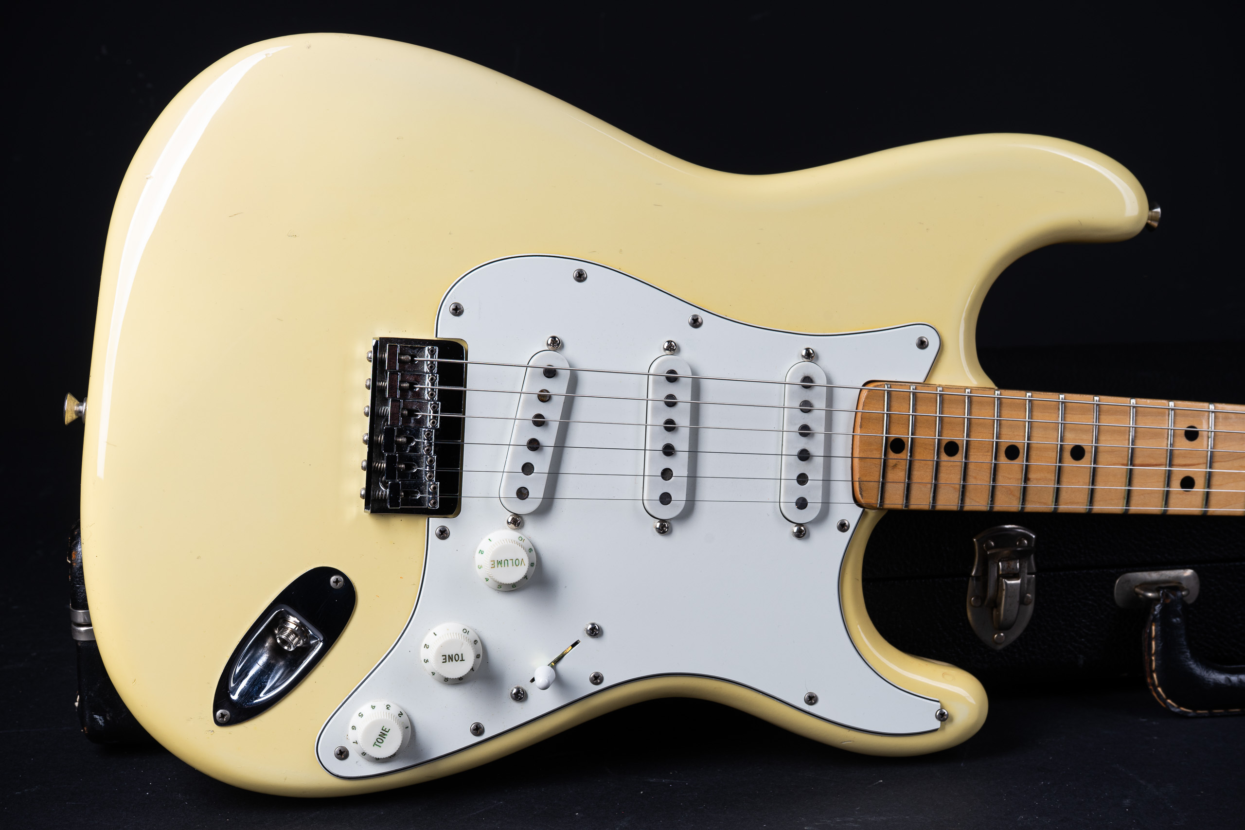 1974 Fender Stratocaster Hardtail - Olympic White (3,0Kg