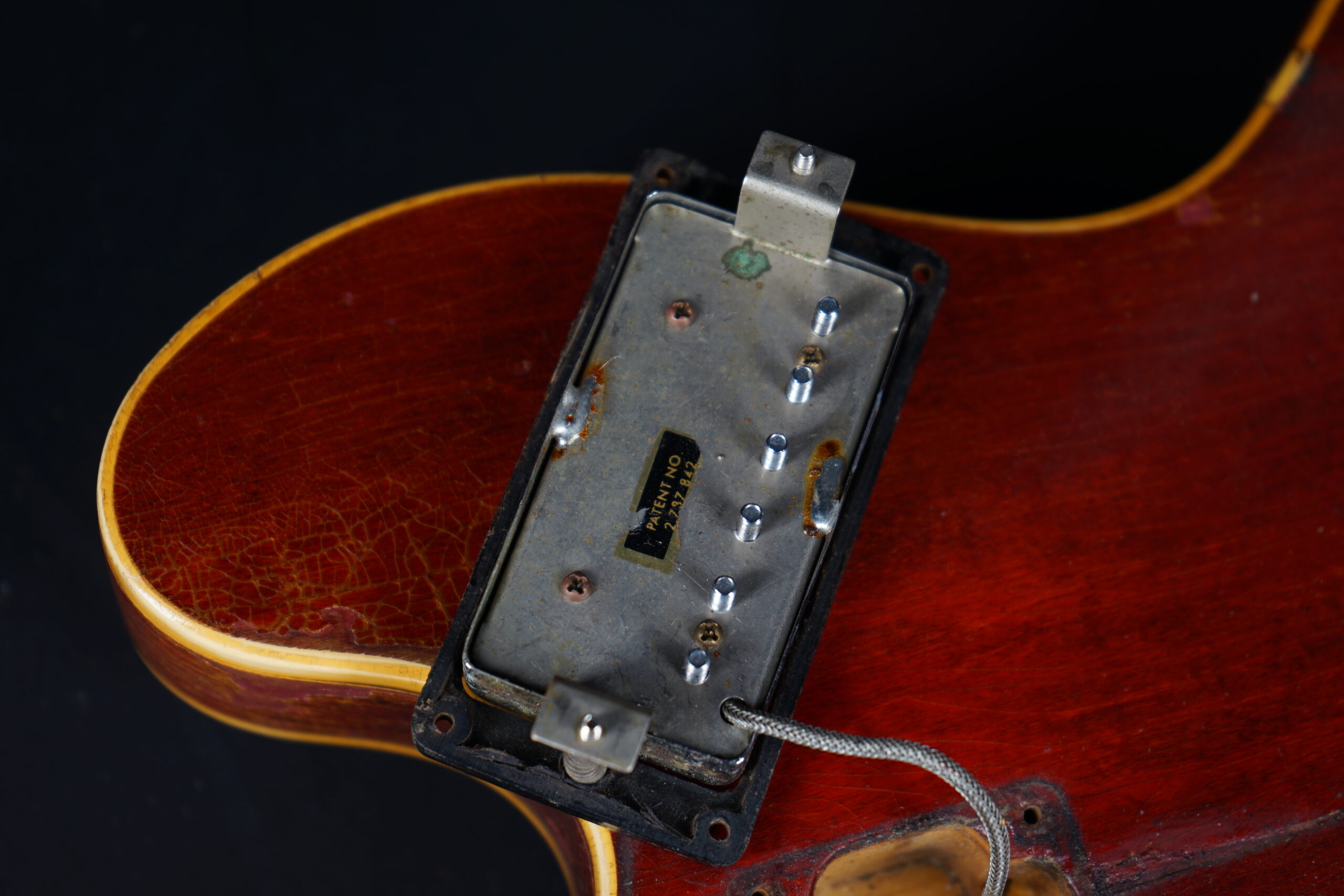 1967 Gibson ES-335 TD Stoptail Conversion – Cherry
