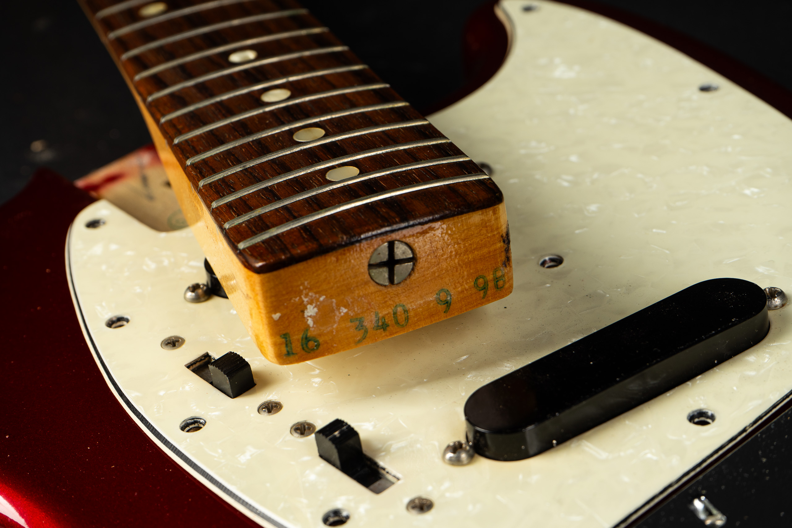 1970 Fender Mustang – Competition Red (1969 serial/neck)