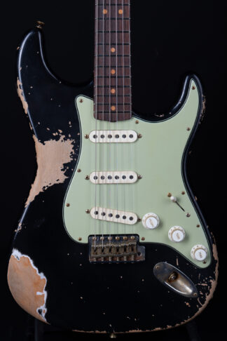 Fender Masterbuilt David Brown 1965 Stratocaster Heavy Relic – Black