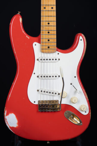 1997 Fender Custom Shop 1958 Stratocaster Relic Cunetto/Cruz - Fiesta Red