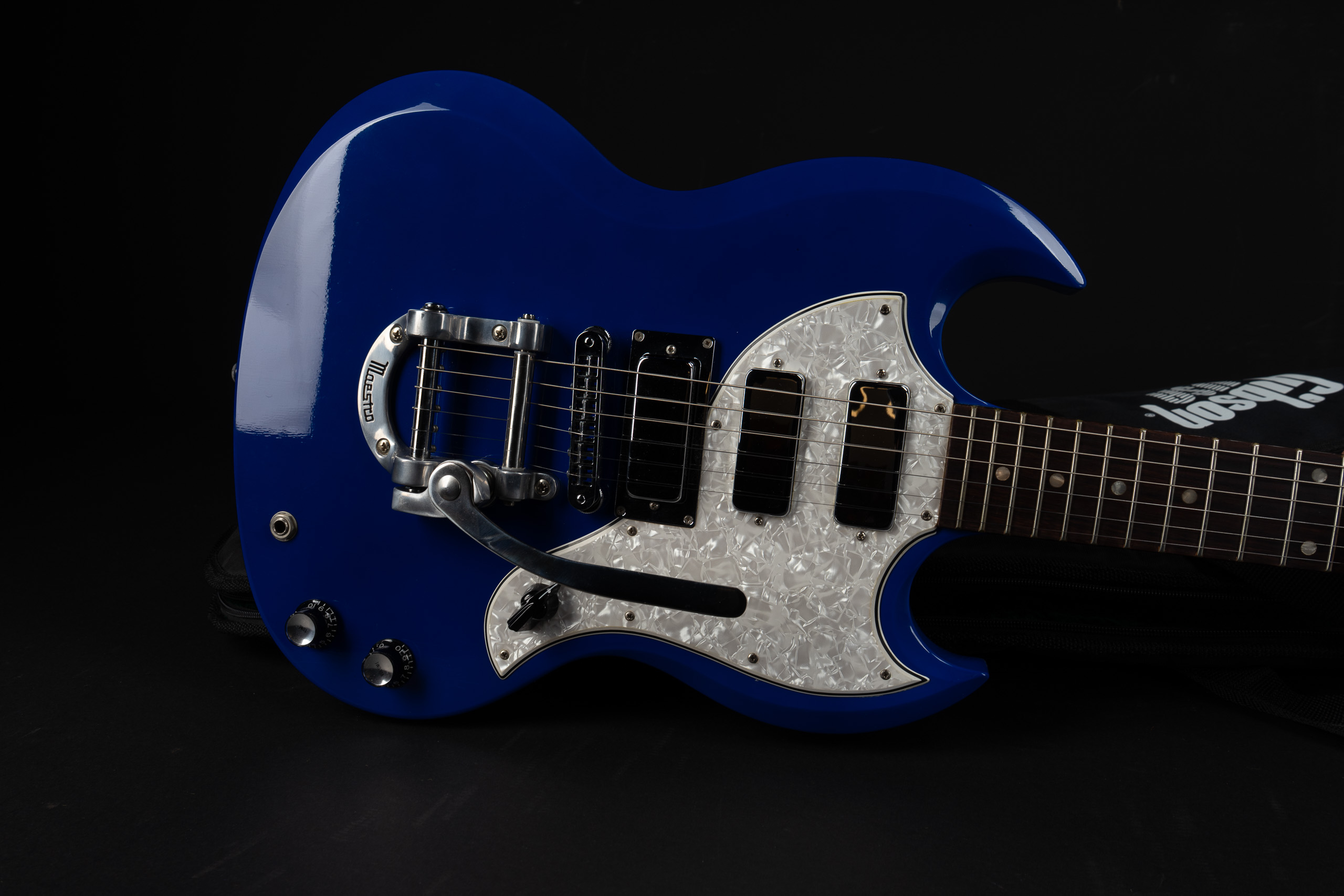 1998 Gibson SG Deluxe Blue Ice - Prototype! - GuitarPoint