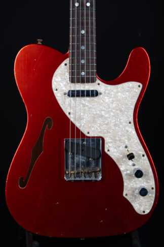 2020 Fender Custom Shop Ltd 60s Telecaster Thinline Journeyman Relic - Candy Apple Red