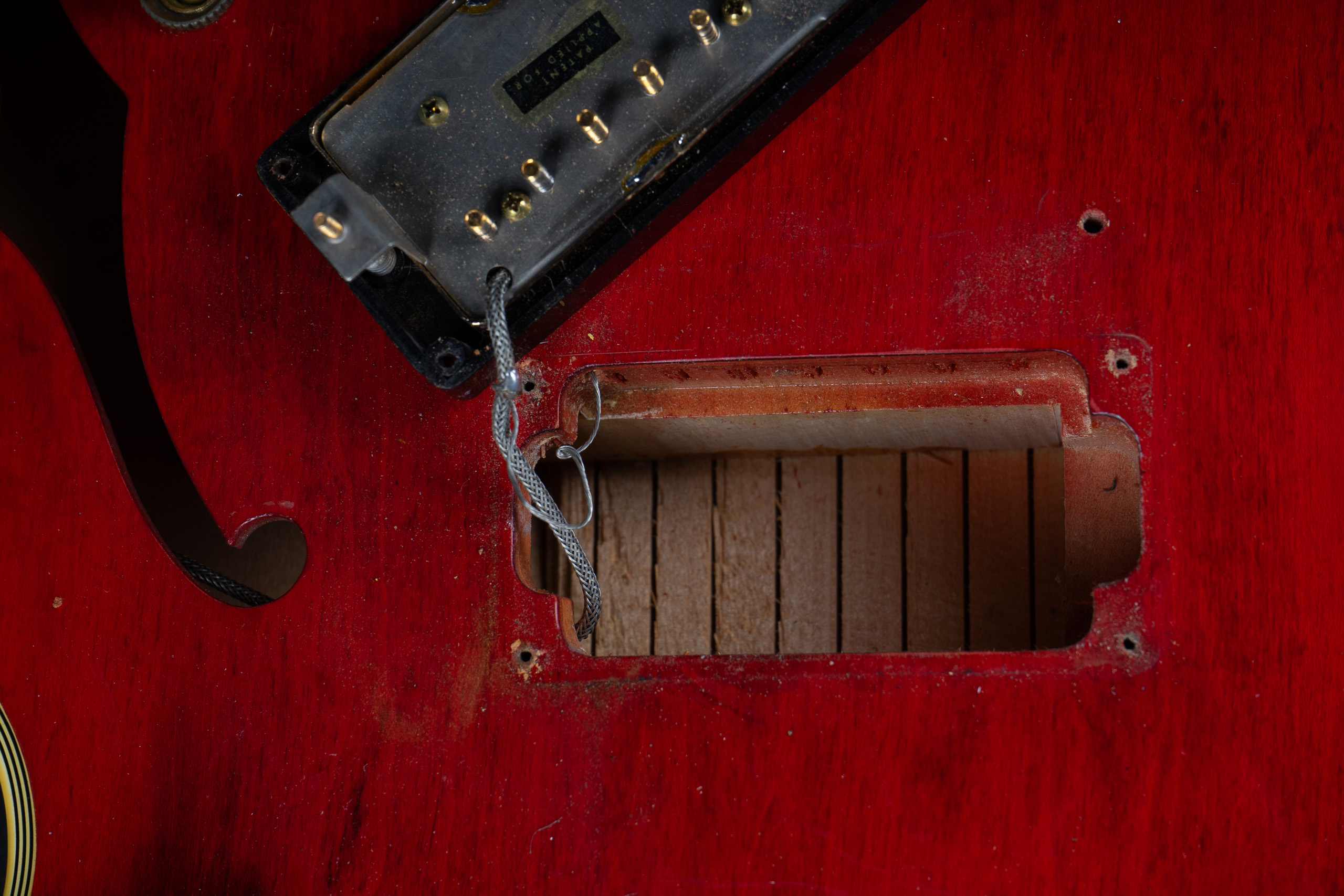 1960 Gibson ES-355 TD Mono/No Varitone Bigsby – Cherry