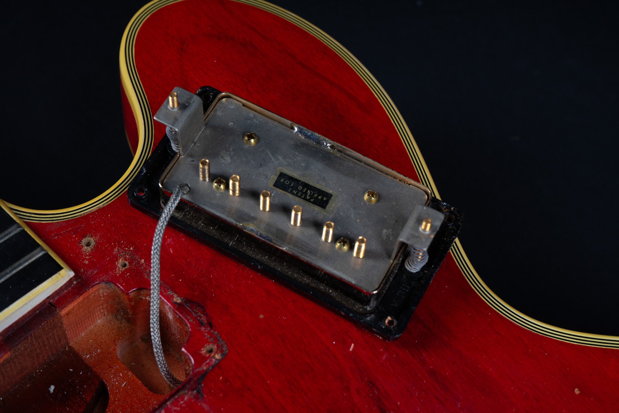 1960 Gibson ES-355 TD Mono/No Varitone Bigsby – Cherry