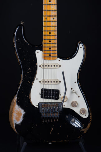 2012 Fender Jason Smith Masterbuilt 1956 Stratocaster Ultimate Relic Retro Floyd – Black