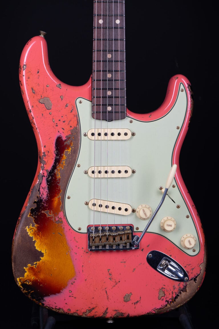 Fender Custom Shop LTD 60/63 Stratocaster – Super Faded Fiesta Red over Sunburst