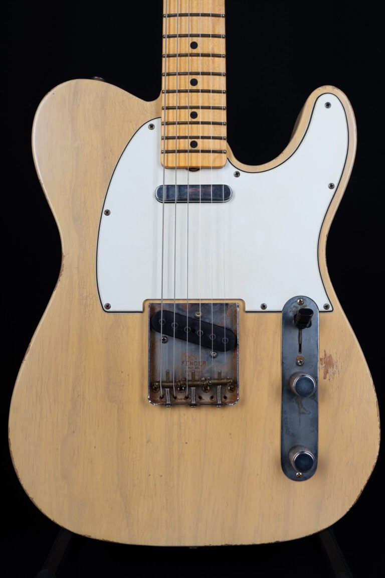 Fender GuitarPoint Hall of Fame Masterbuilt David Brown 1965 Telecaster Relic – Vintage Blond