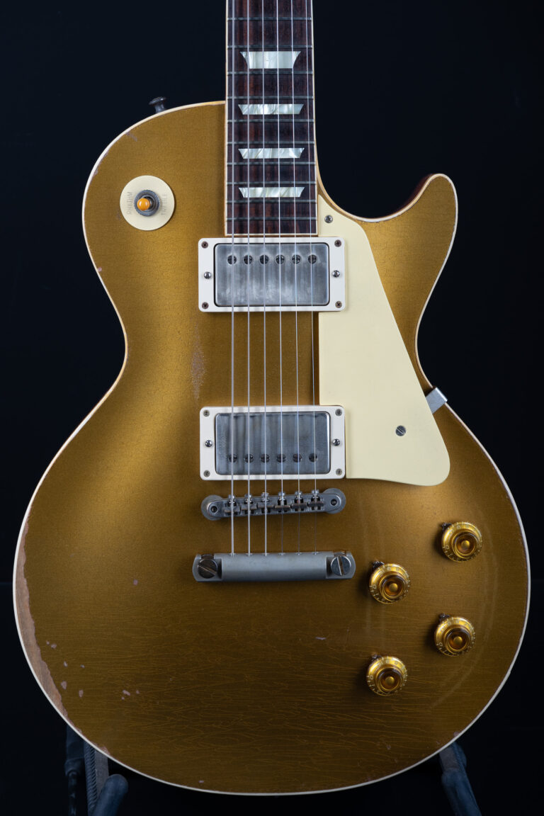 2023 Gibson Custom Shop 1957 Les Paul Standard Ultra Heavy Aged – Goldtop 3,9Kg