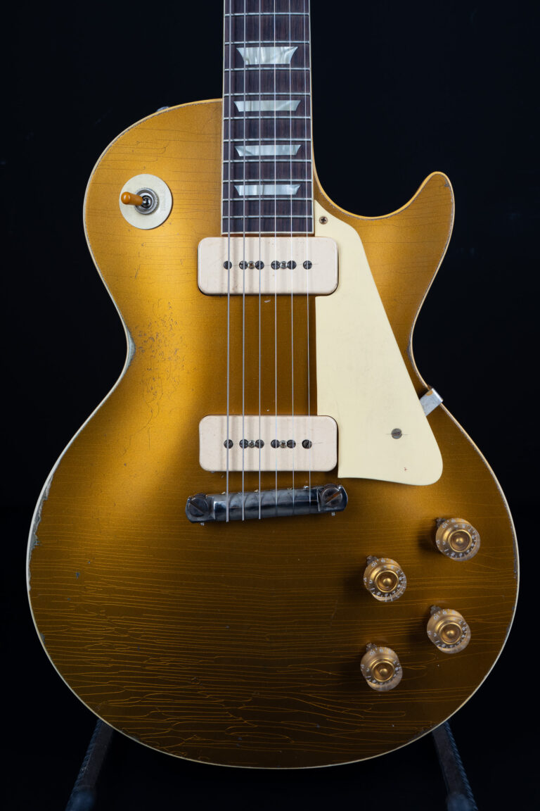 Gibson Custom Shop 1954 Les Paul Standard Heavy Aged – Goldtop 3,72kg