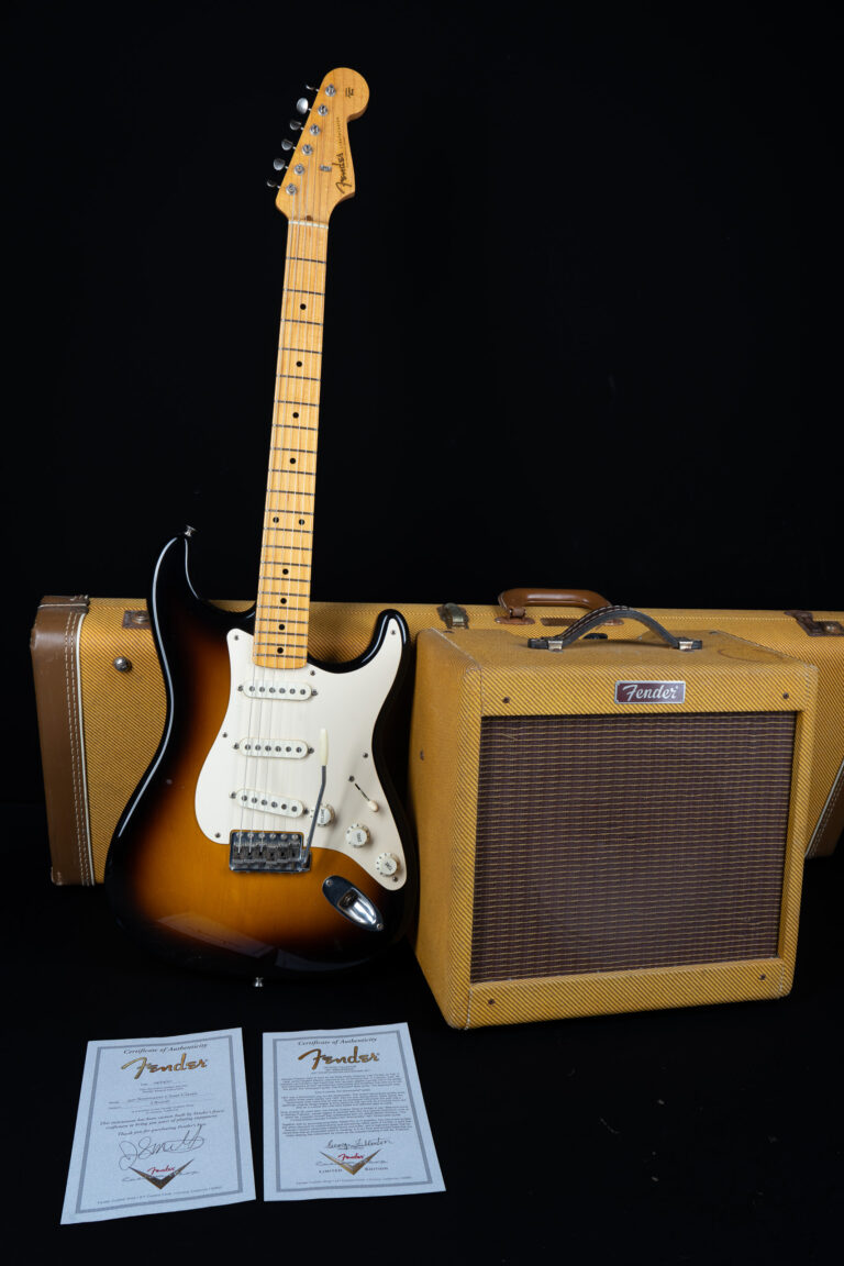 2007 Fender George Fullerton Jason Smith 1957 50th Ann. Strat & Amp Set