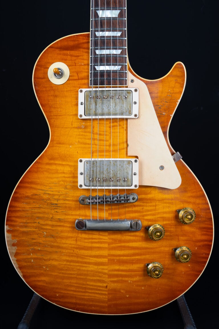 2016 Gibson True Historic 1959 Les Paul BOTB p62 Tom Murphy Painted & Murphy Ultra Aged – Murphy Burst