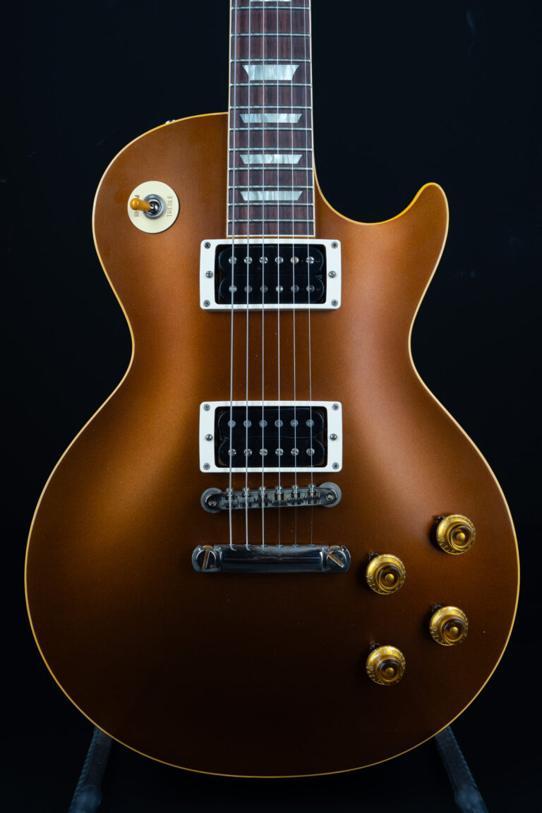 Gibson 1957 Les Paul GuitarPoint Edition VOS Darker Goldtop Stinger Darkback 59 Neck