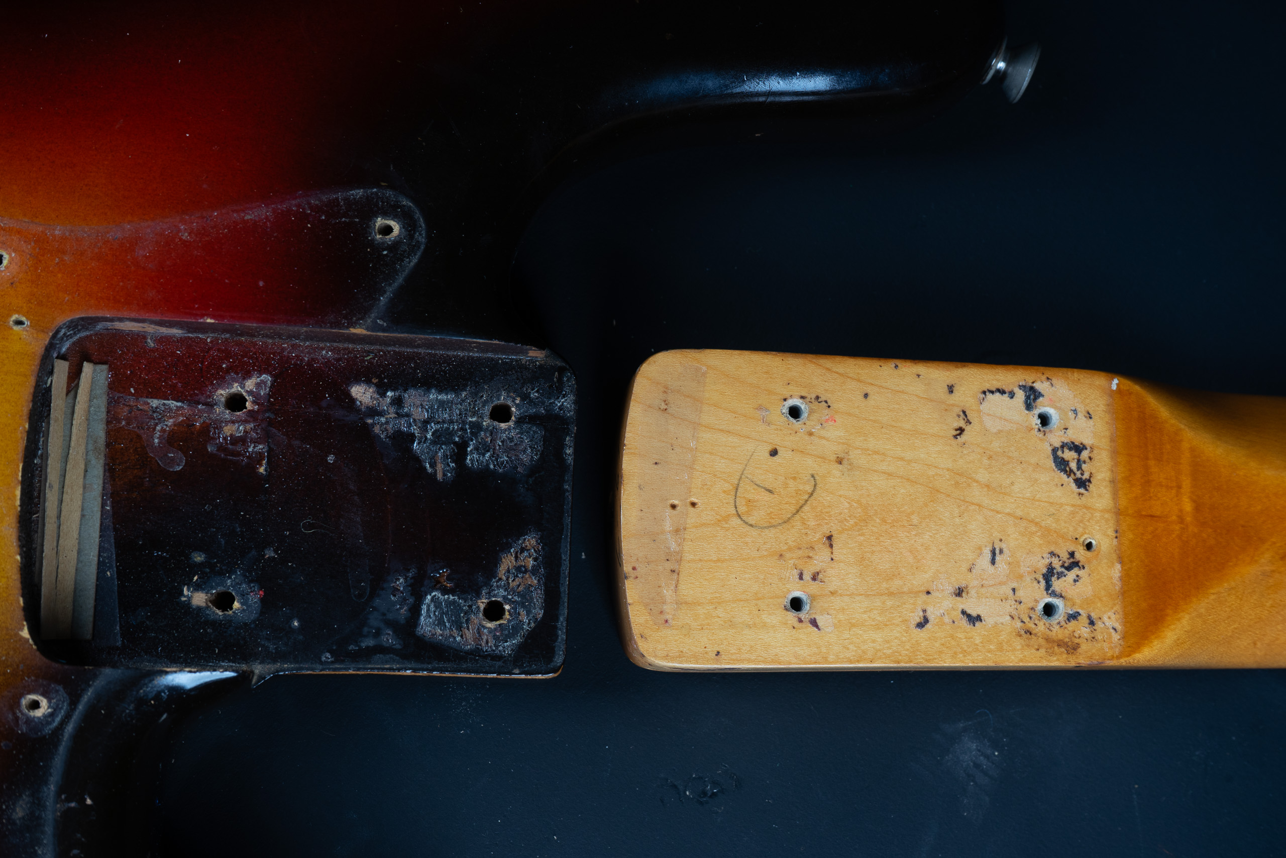 1961 Fender Stack Knob Jazz Bass – Sunburst