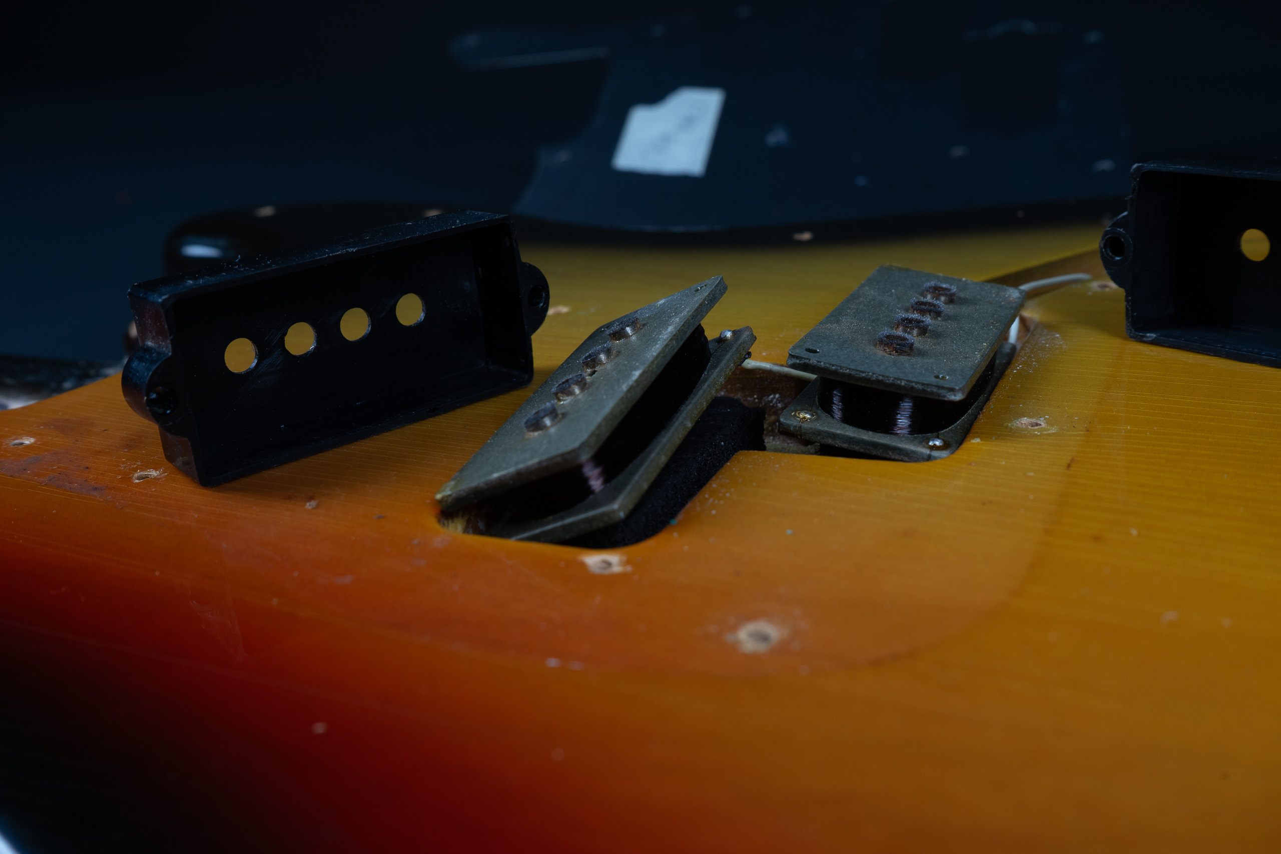 1974 Fender Precision Bass – Sunburst (A-neck – 3,8Kg)
