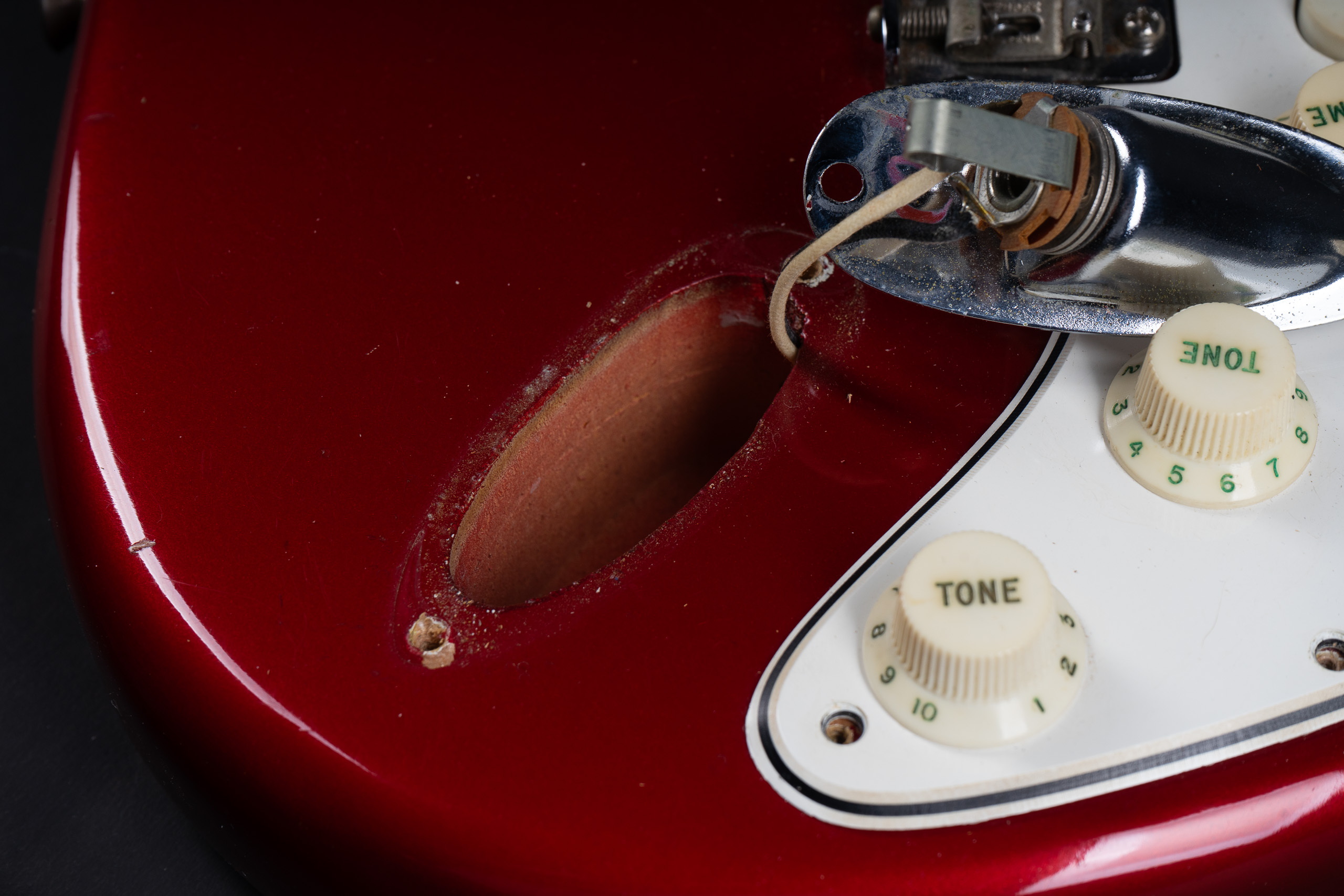1966 Fender Stratocaster – Candy Apple Red (all 65 specs – January 1966 pickups!)