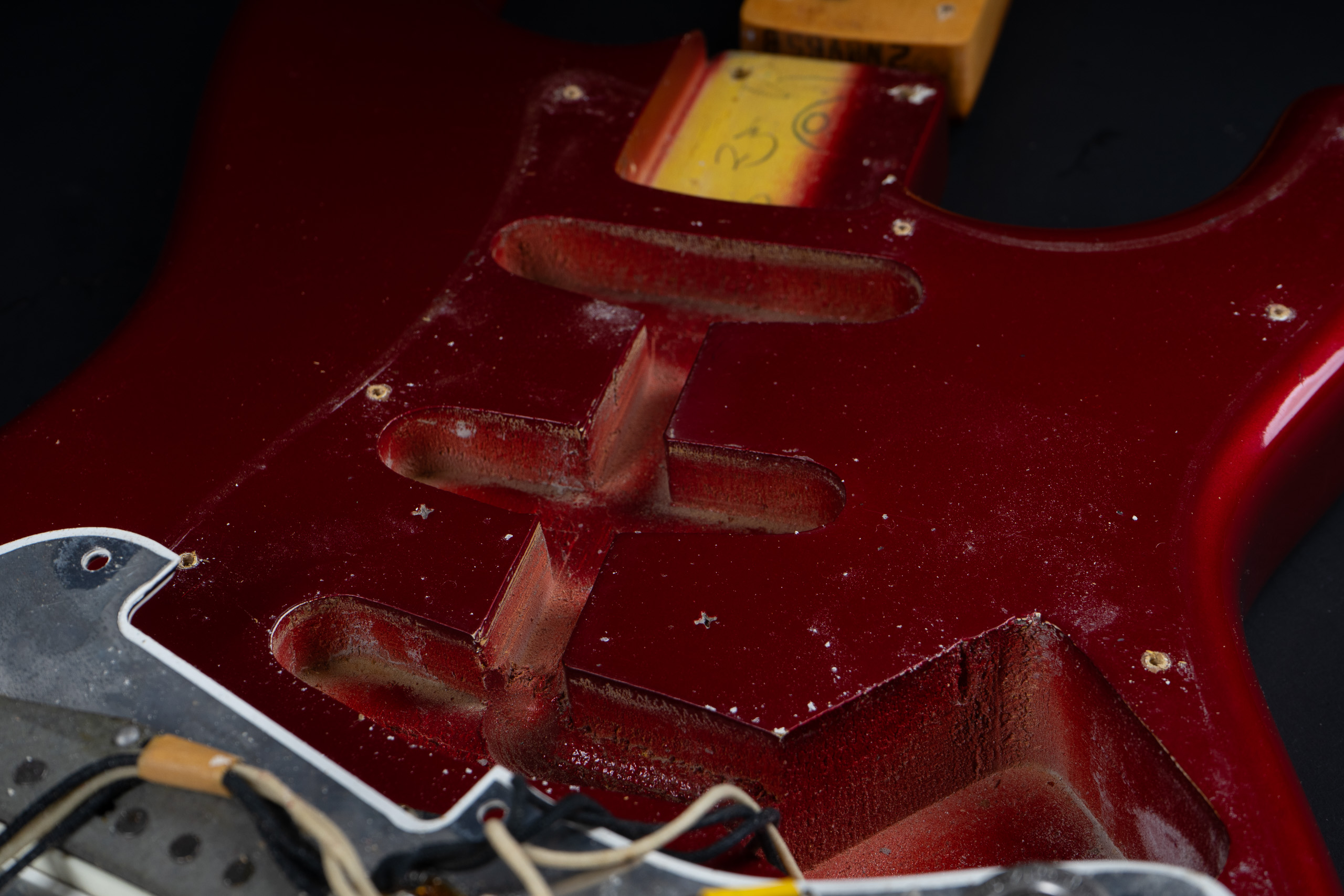 1966 Fender Stratocaster – Candy Apple Red (all 65 specs – January 1966 pickups!)