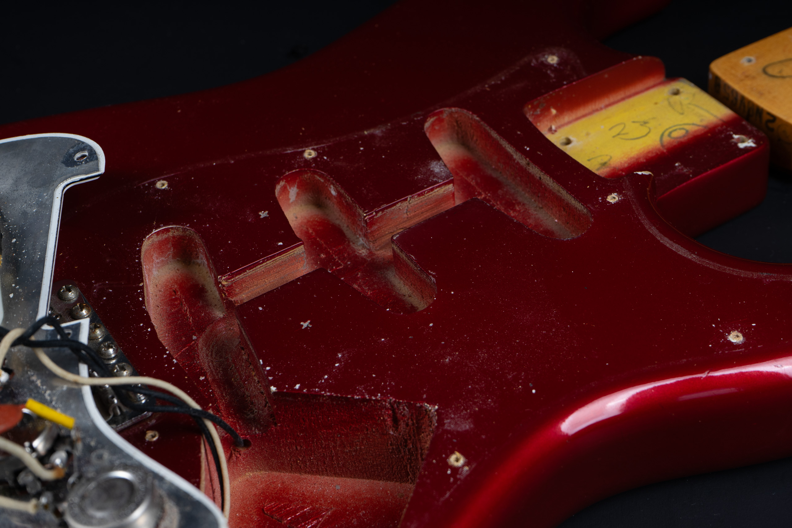 1966 Fender Stratocaster – Candy Apple Red (all 65 specs – January 1966 pickups!)