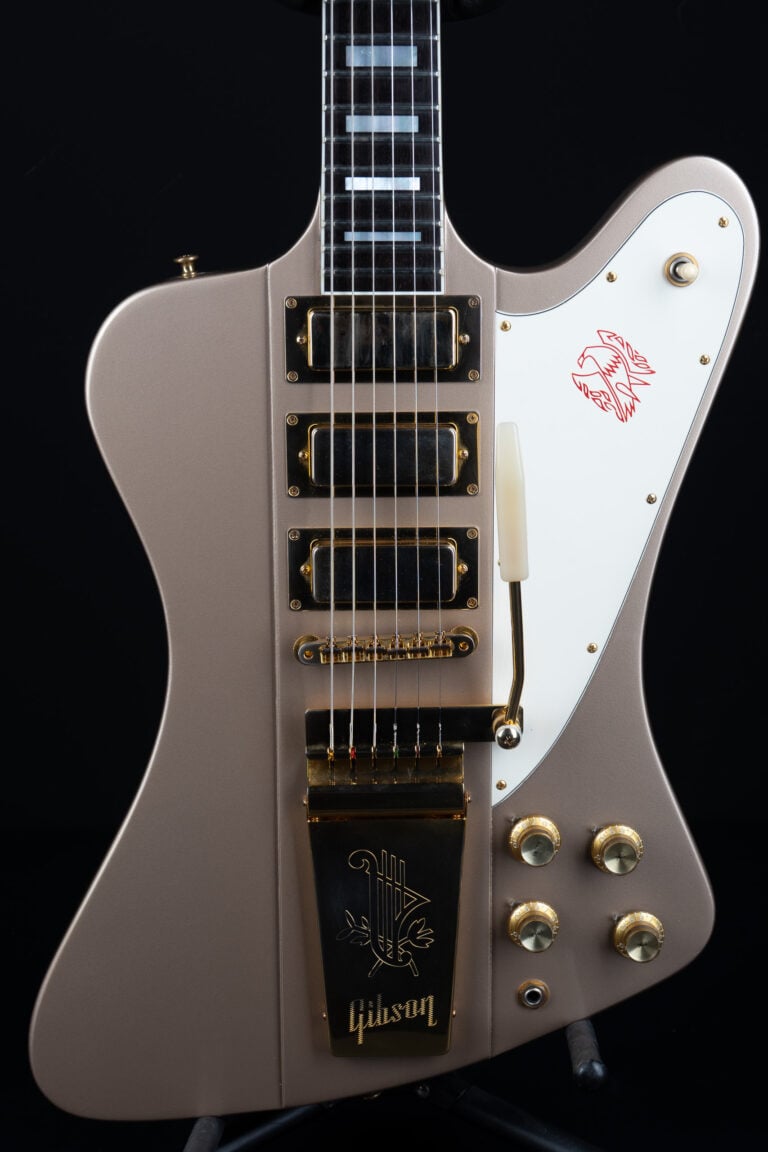 2013 Gibson Custom Shop 20th Anniversary 1965 Firebird VII Reissue – Golden Mist Poly