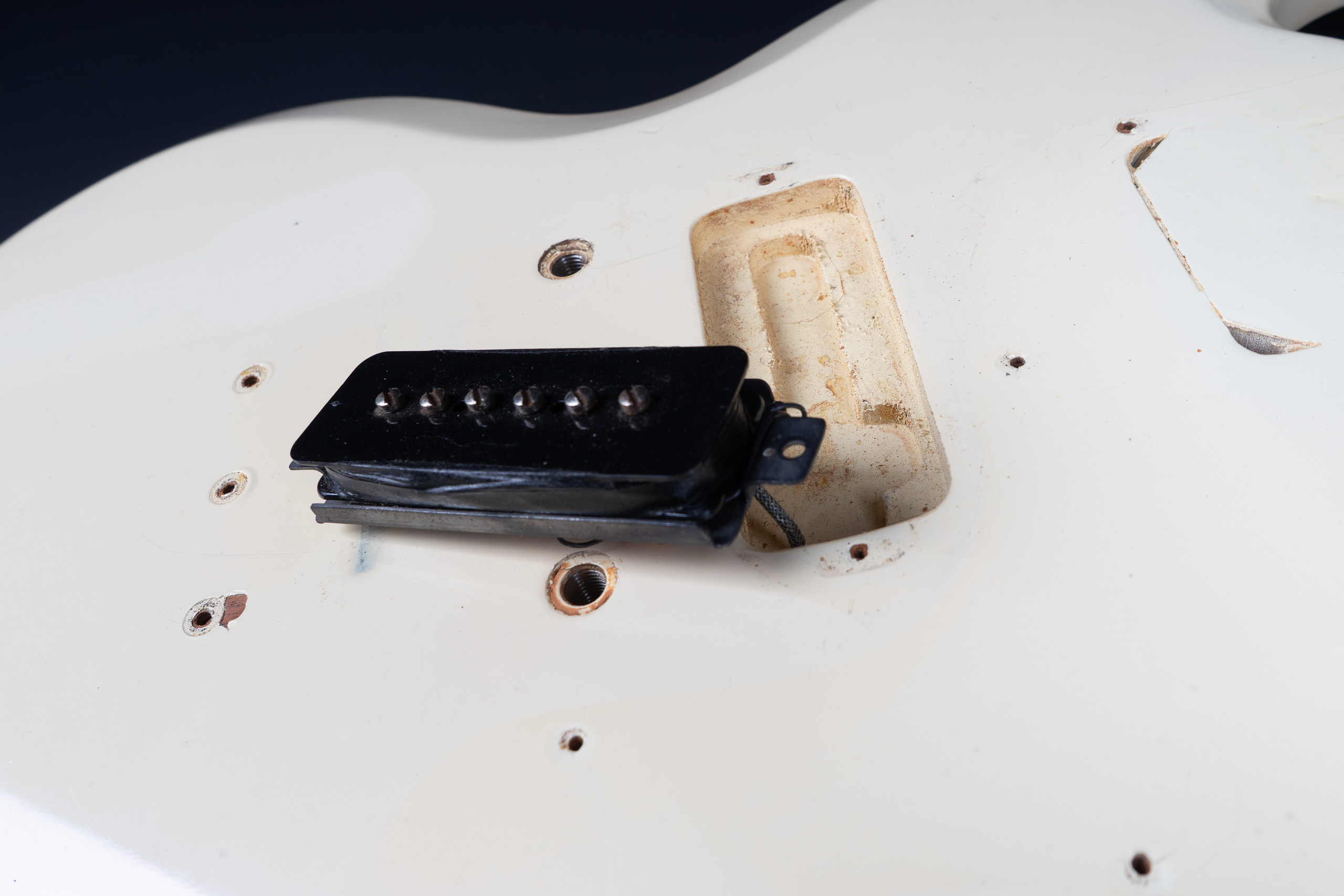 1965 Gibson SG Junior – Polaris White (wide nut width!)