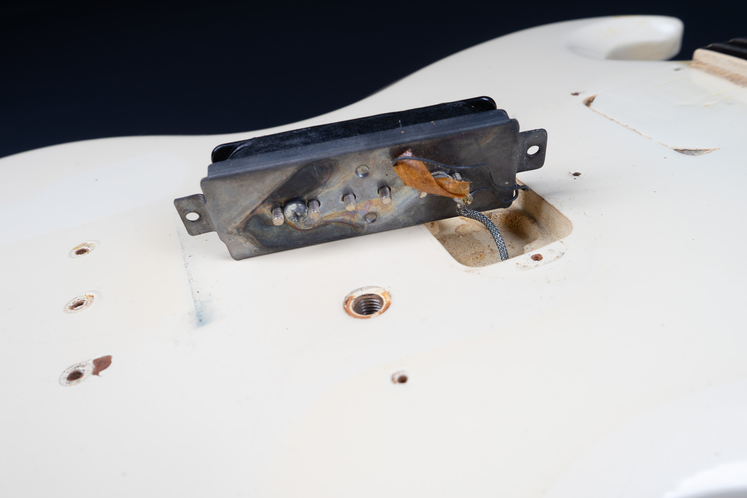 1965 Gibson SG Junior – Polaris White (wide nut width!)