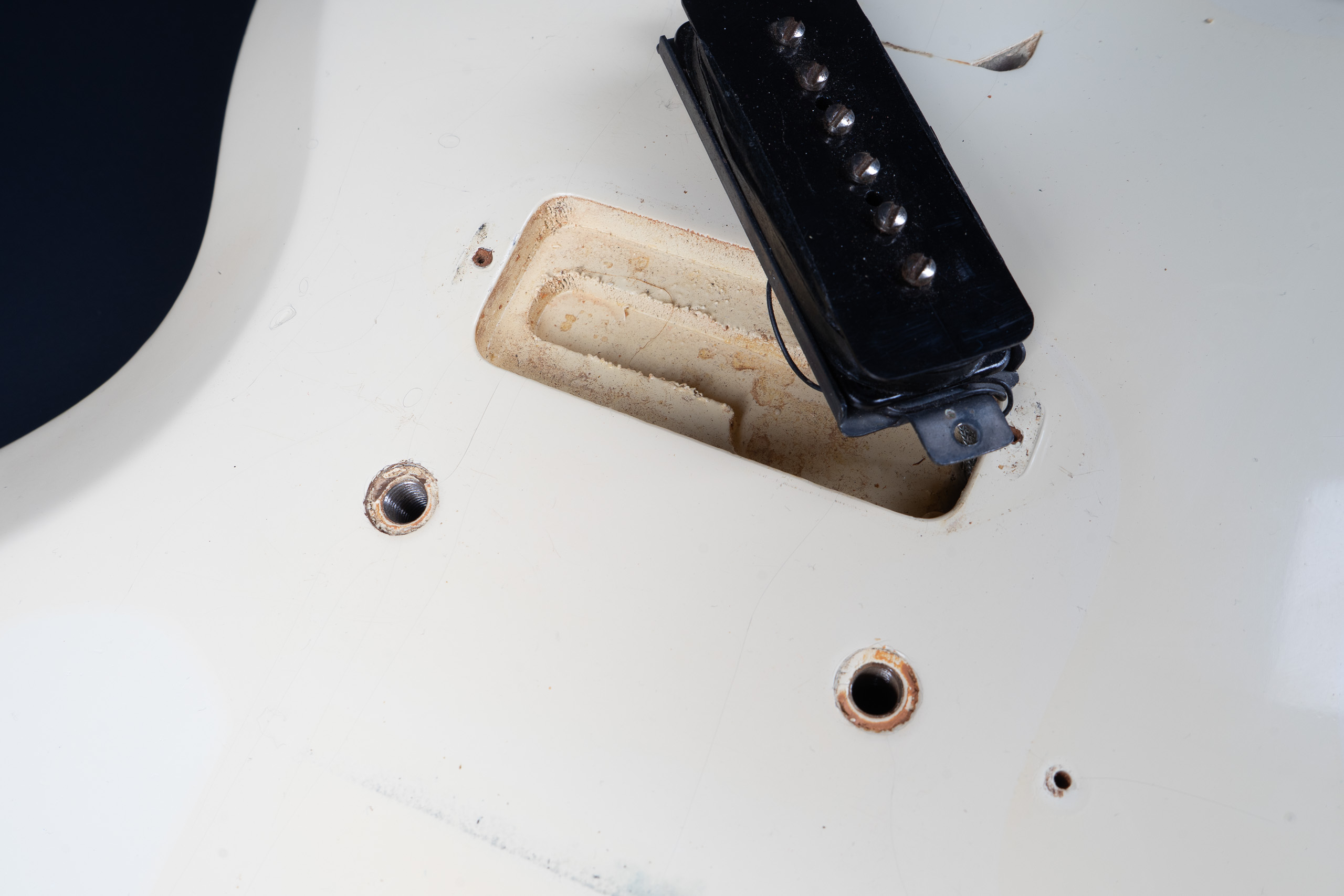 1965 Gibson SG Junior – Polaris White (wide nut width!)