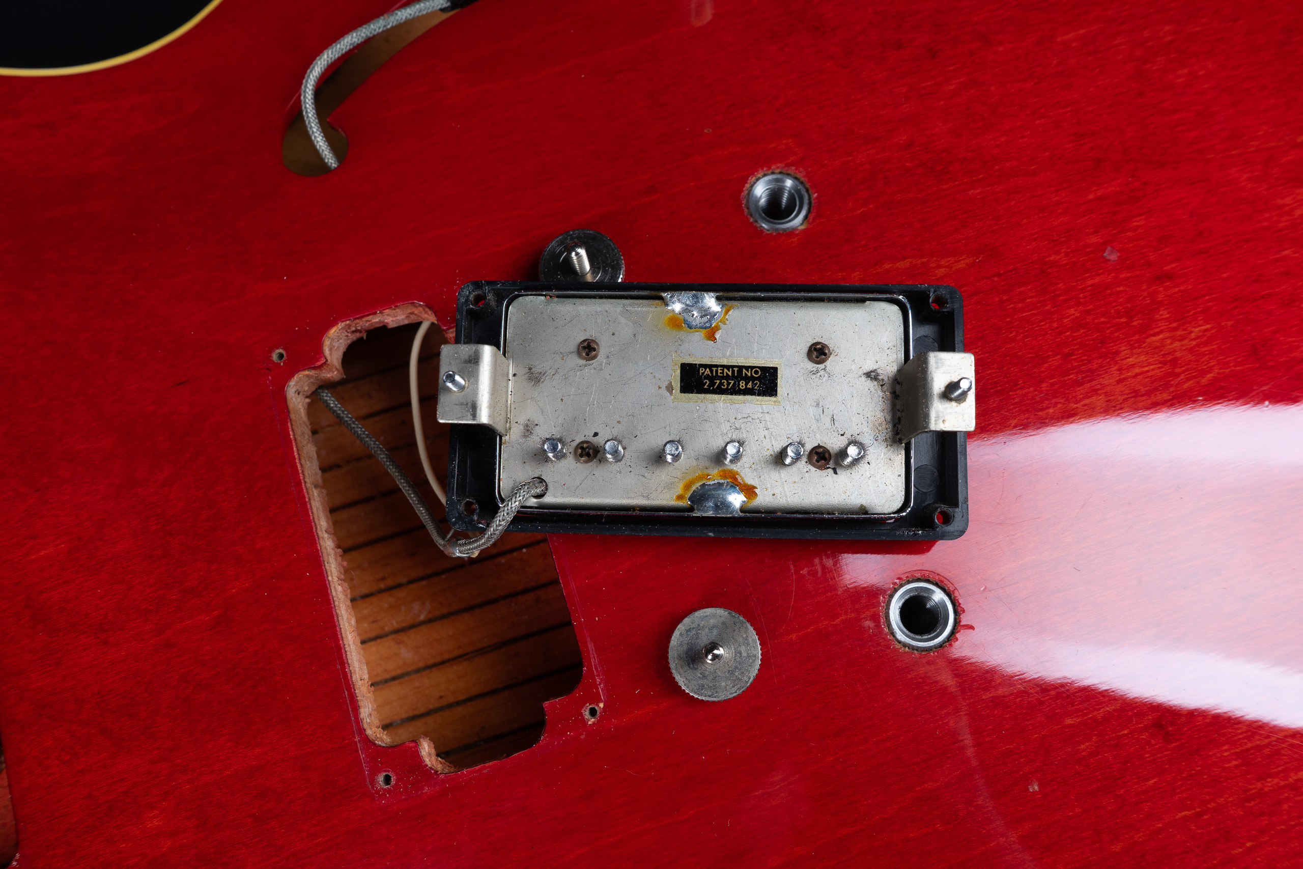 1968 Gibson ES-335 TD – Cherry Stoptail Conversion