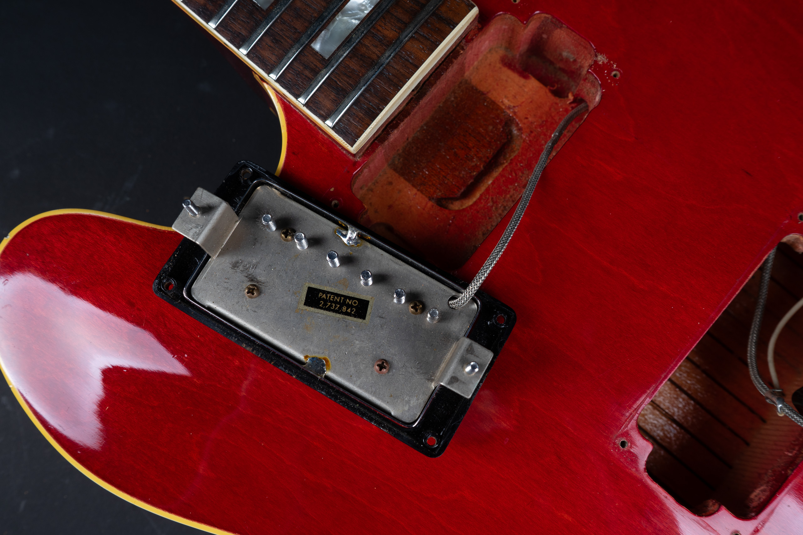 1968 Gibson ES-335 TD – Cherry Stoptail Conversion