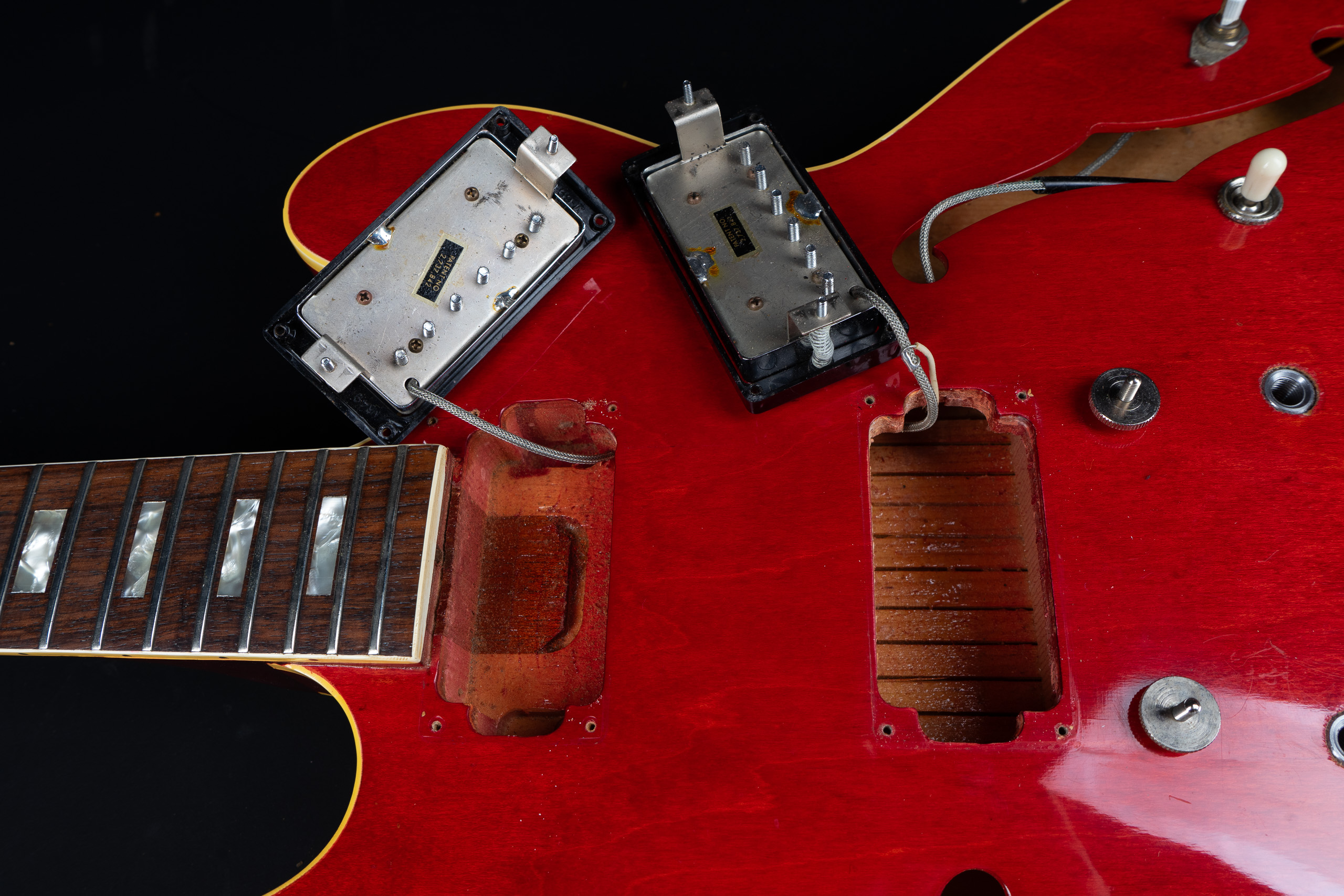 1968 Gibson ES-335 TD – Cherry Stoptail Conversion