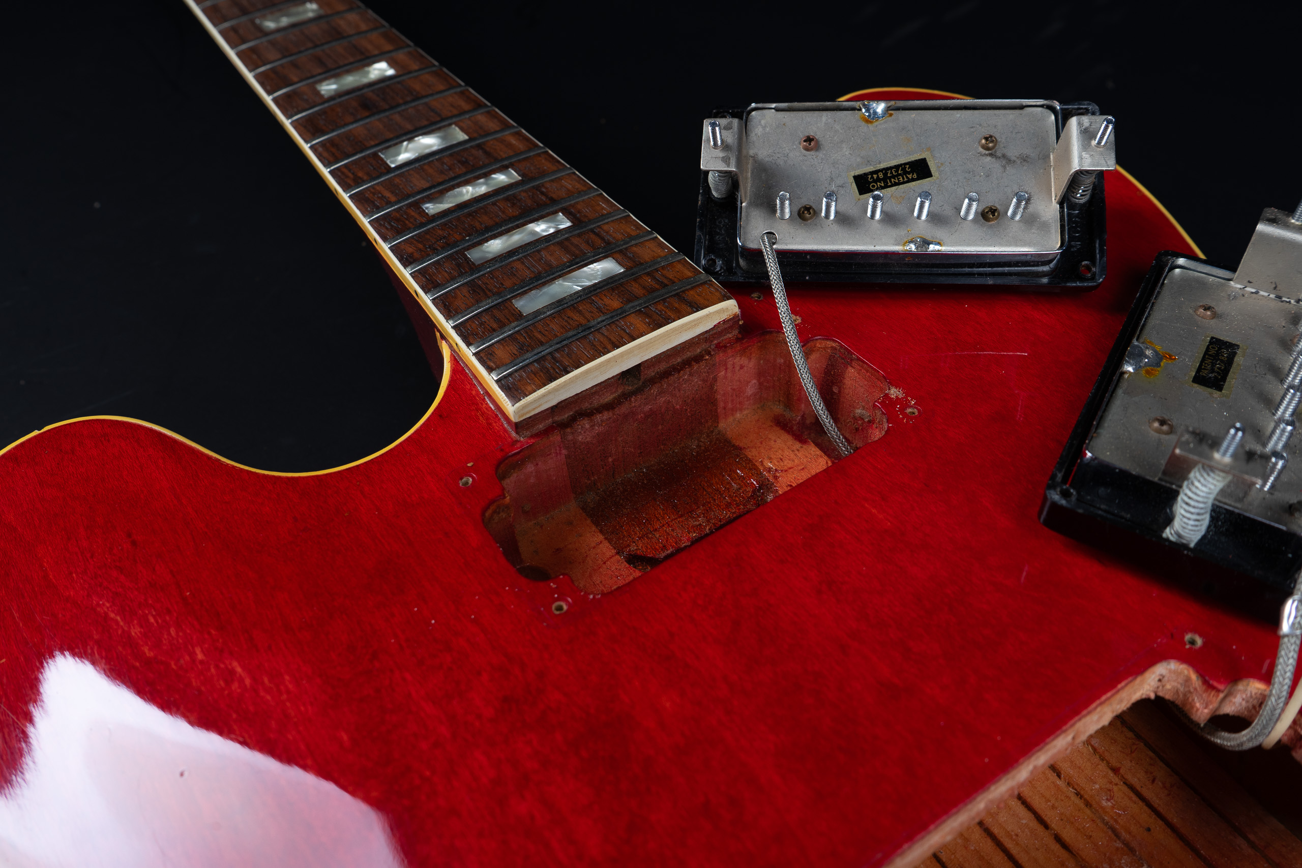 1968 Gibson ES-335 TD – Cherry Stoptail Conversion