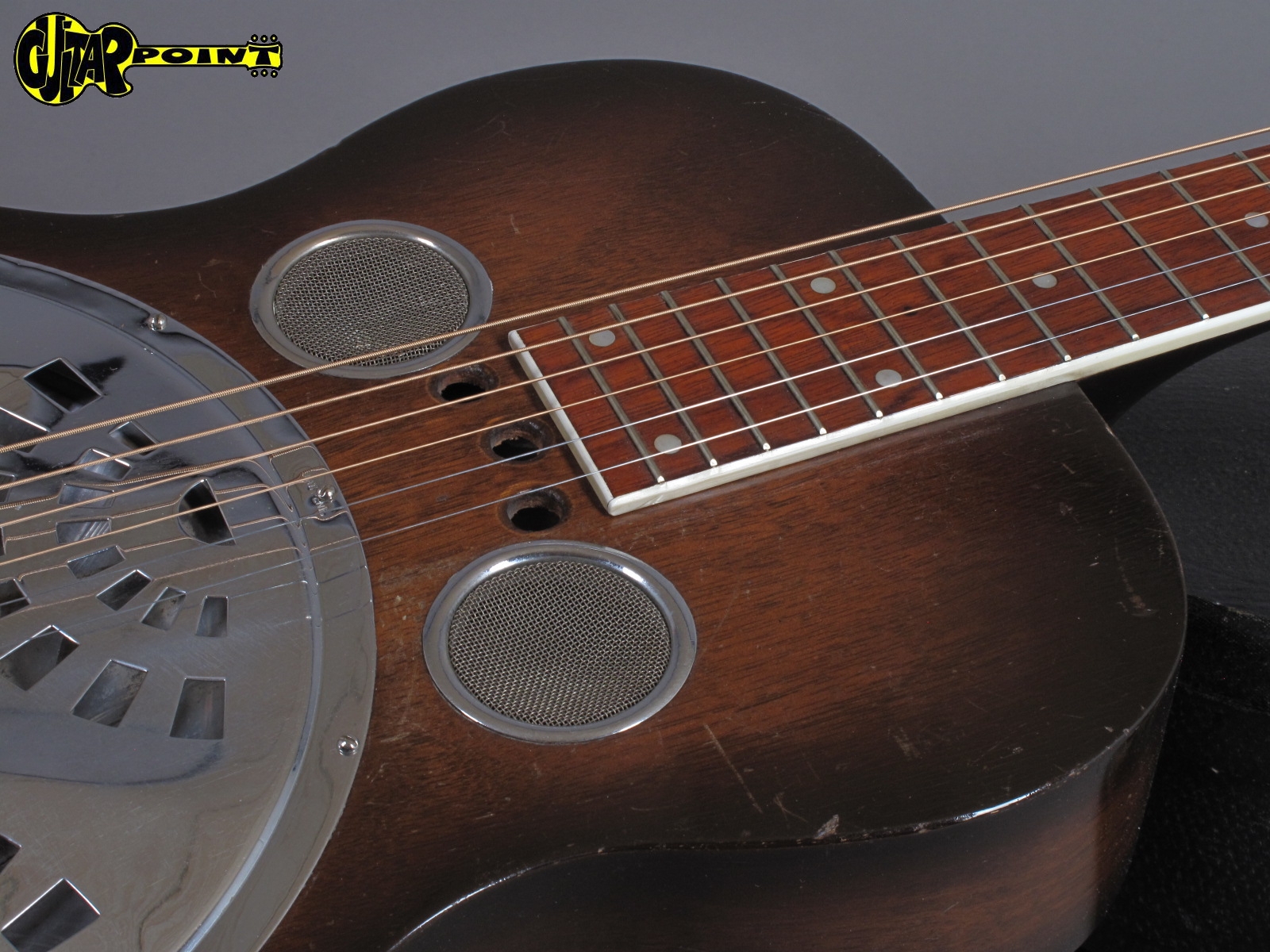 1930s Dobro Model 55 Roundneck Resonator Guitar Guitarpoint 6398