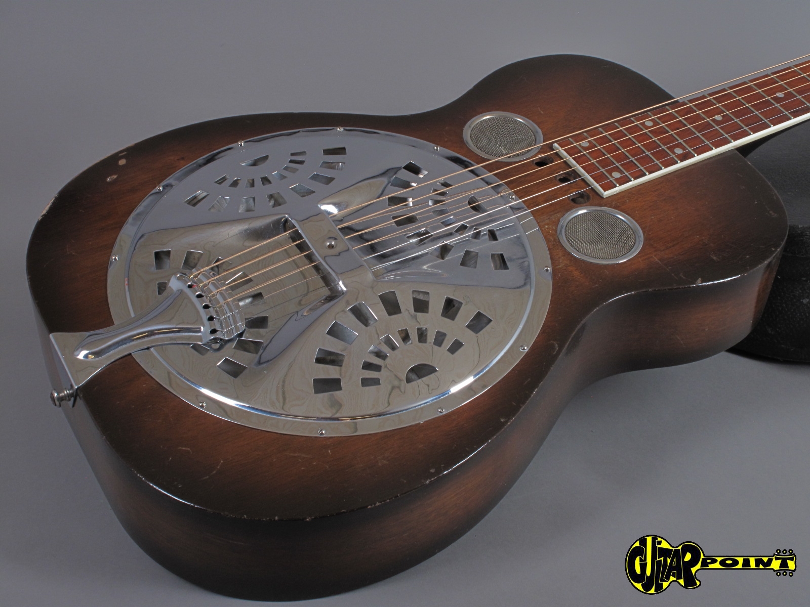 1930s Dobro Model 55 Roundneck Resonator Guitar Guitarpoint 9108