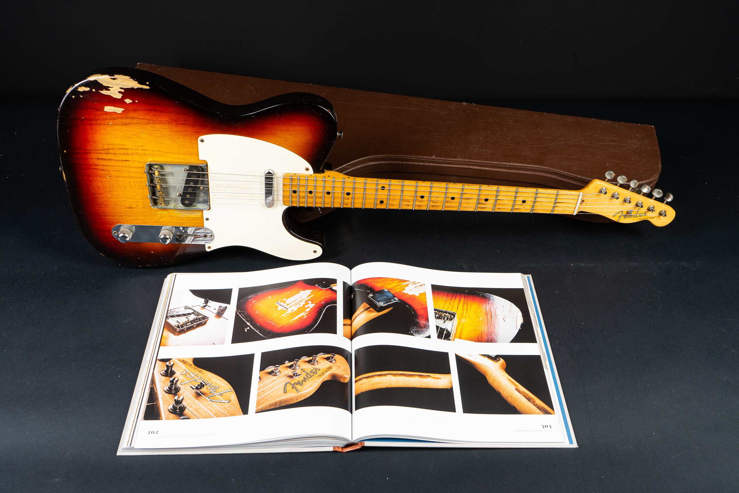 1952 Fender Telecaster - 1958 Factory Refin Sunburst - GuitarPoint