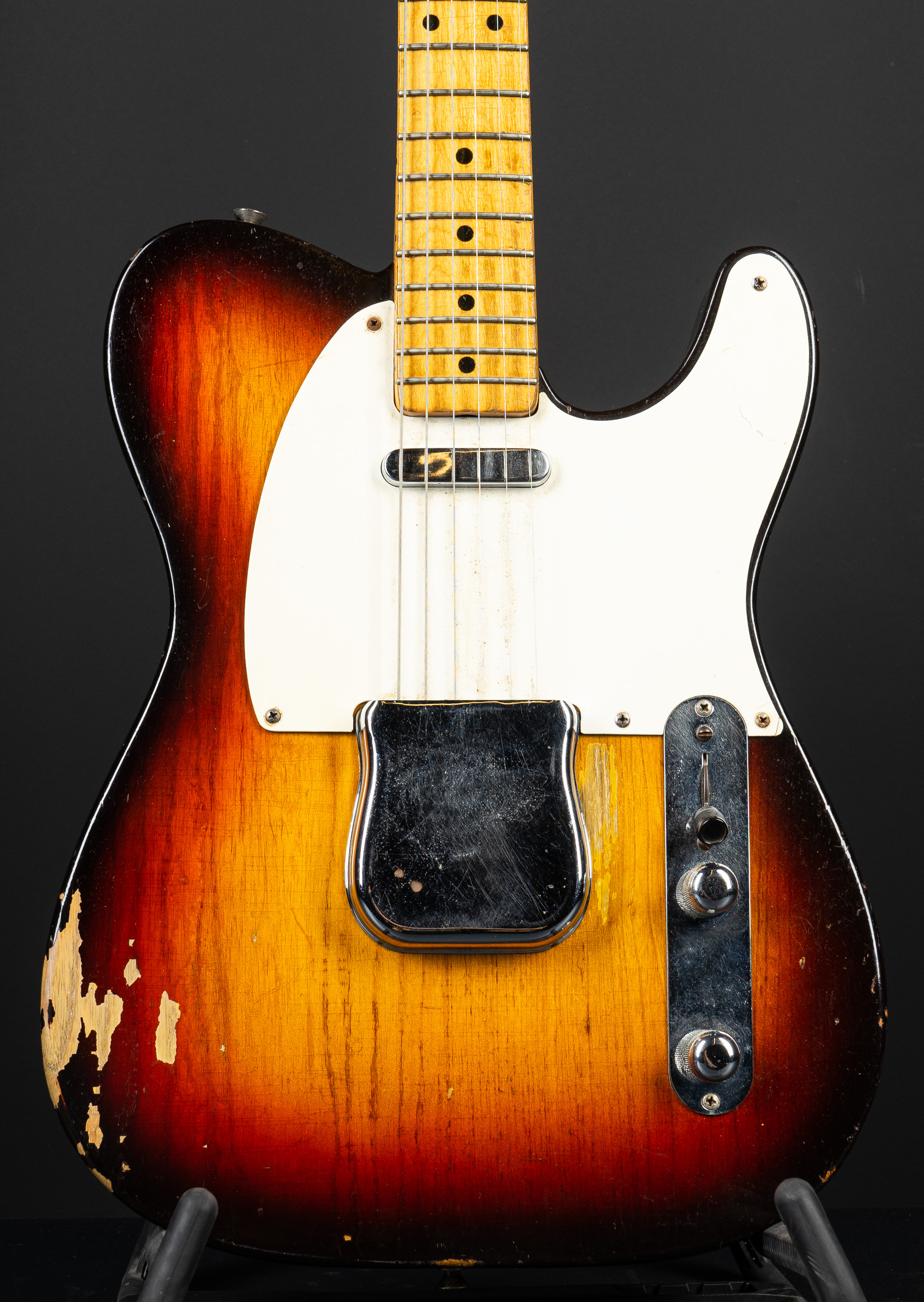 1952 Fender Telecaster - 1958 Factory Refin Sunburst - GuitarPoint