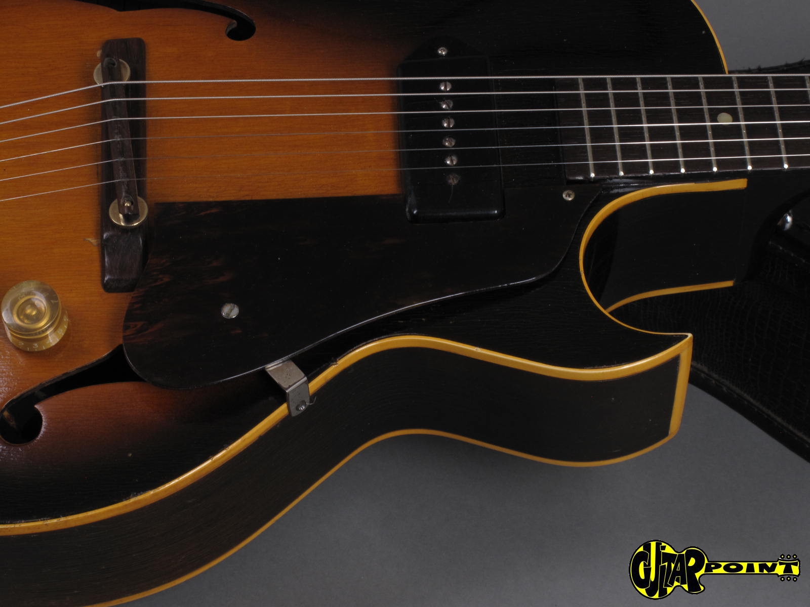 1954 Gibson Es 140 Sunburst 3 4 Guitarpoint