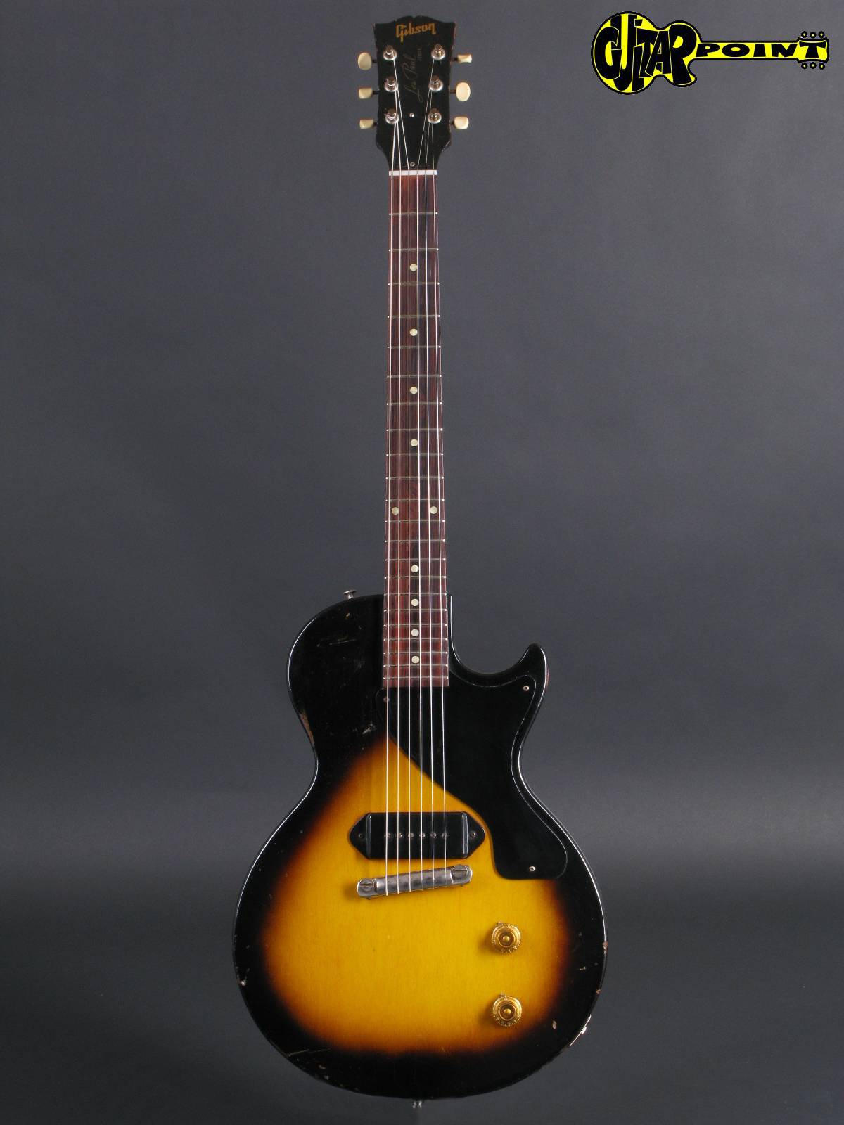pot omvang lied 1955 Gibson Les Paul Junior Sunburst - GuitarPoint