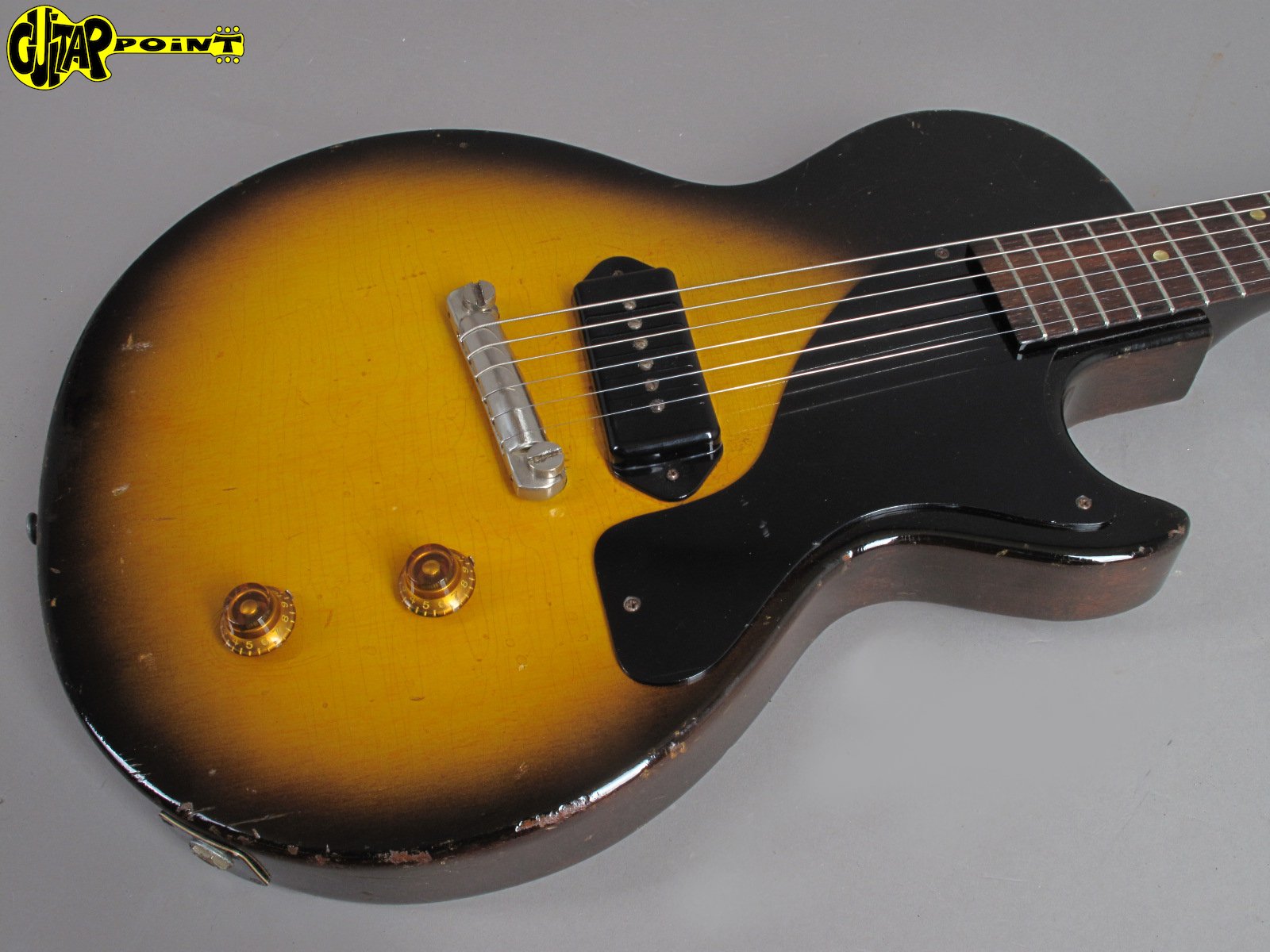 1957 Gibson Les Paul Junior 3/4 - Sunburst - GuitarPoint