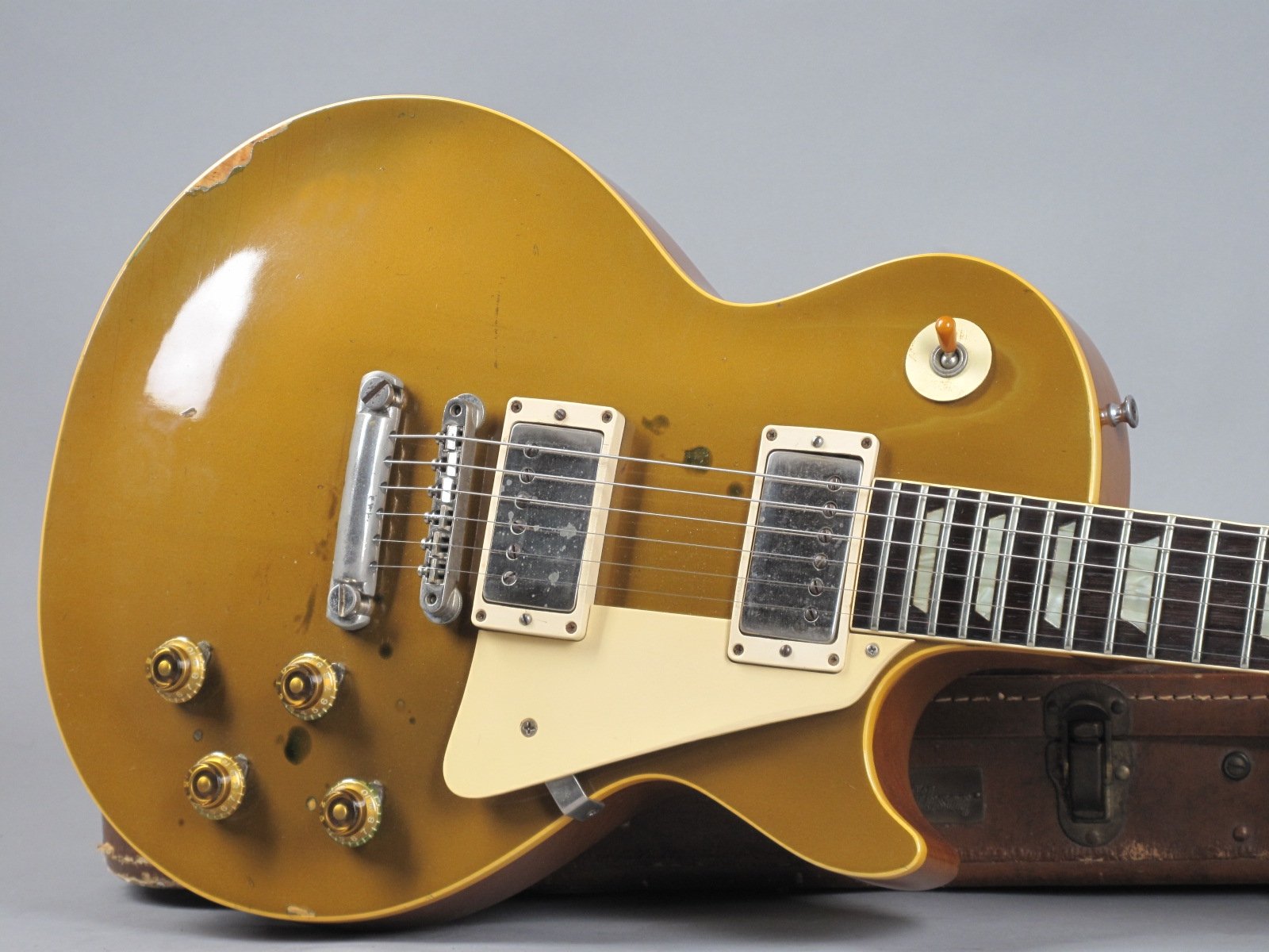 lys s Farvel abort 1957 Gibson Les Paul Standard – Goldtop – GuitarPoint