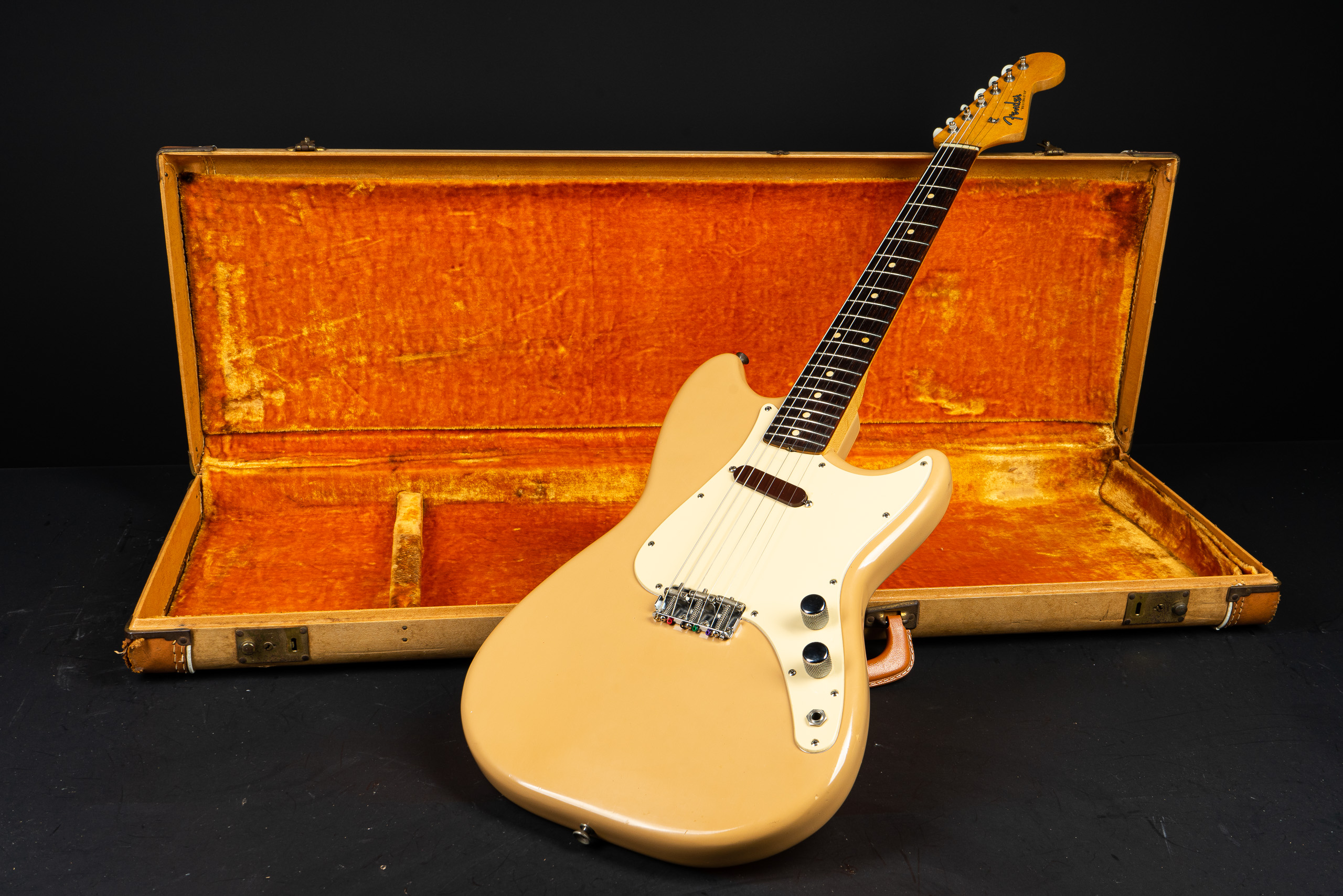 1959 Fender Musicmaster - Tan - GuitarPoint
