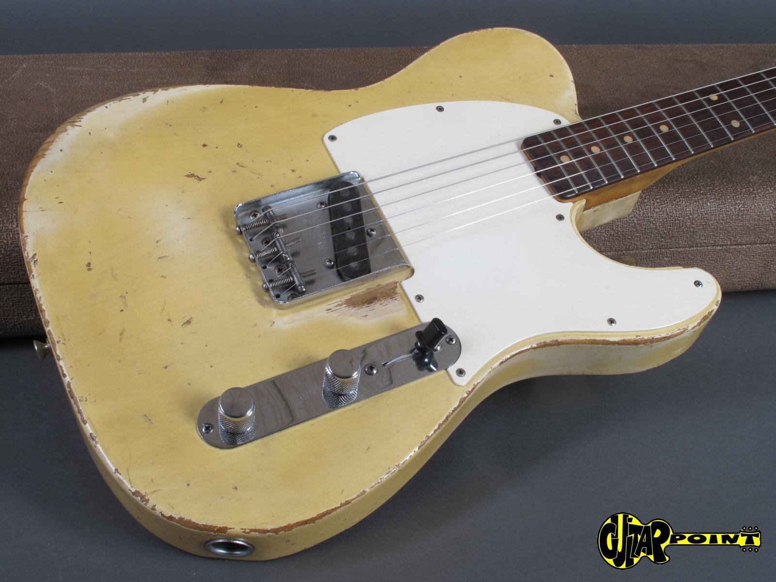 1960 Fender Esquire – Blond …rare + lightweight ! – GuitarPoint