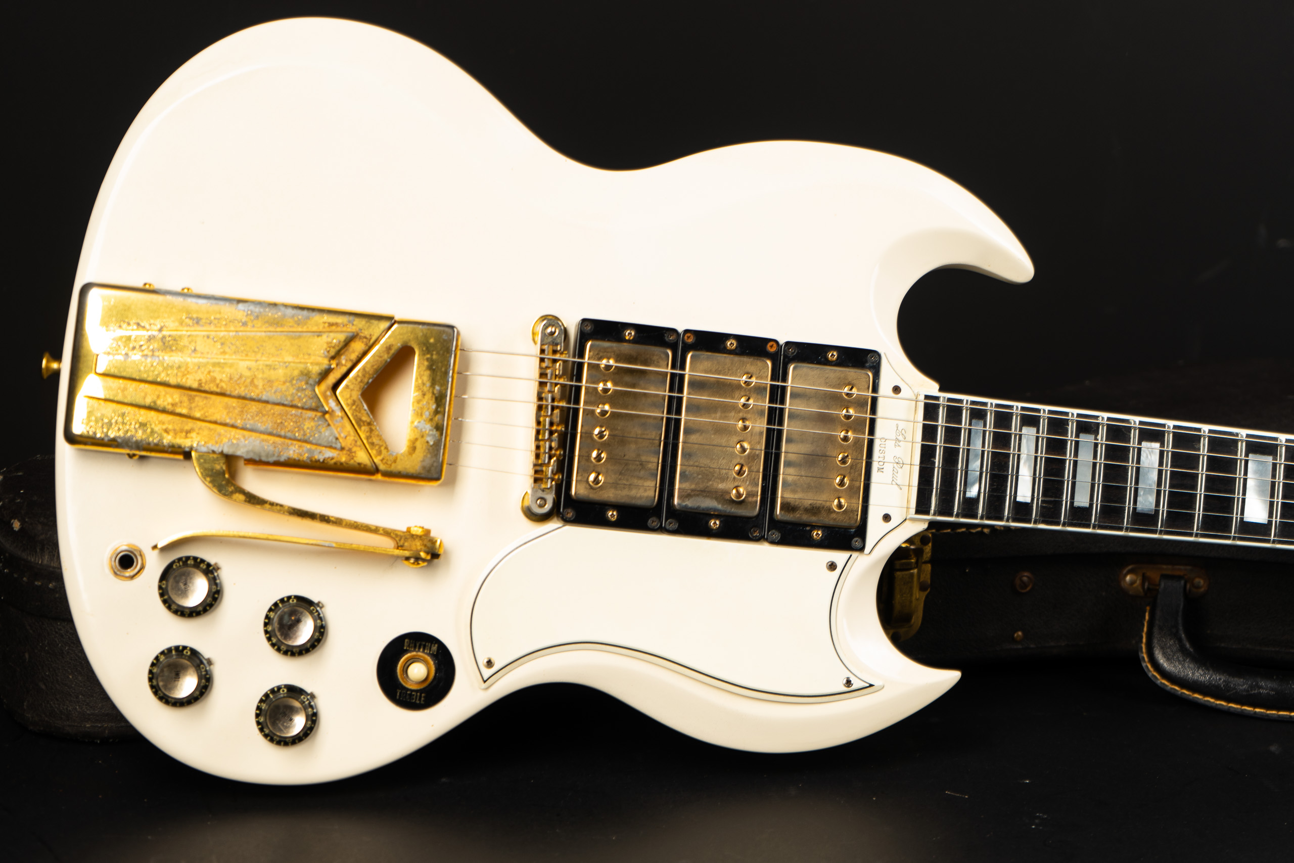 1961 Gibson Les Paul SG Custom - White (Refin) - GuitarPoint