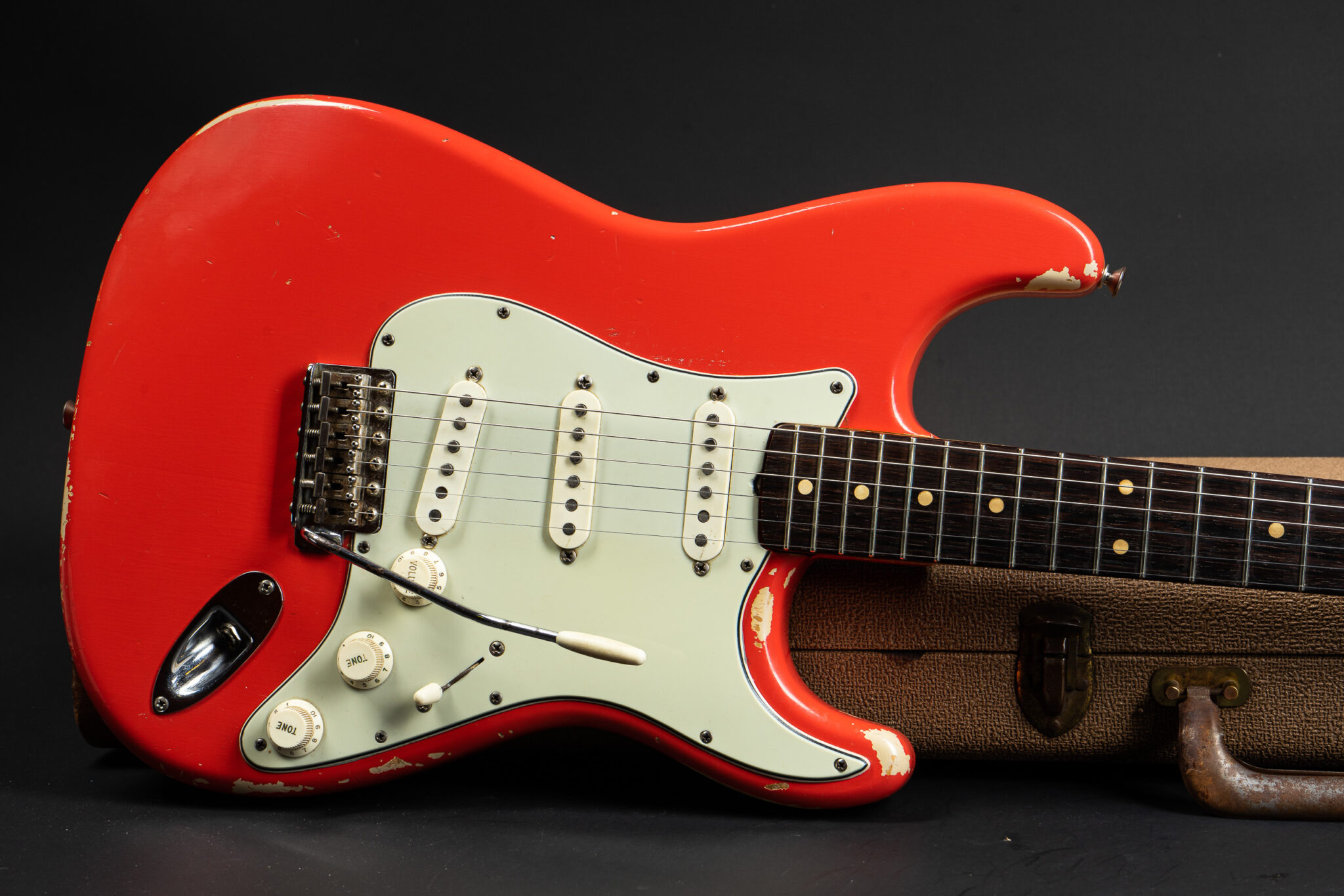 fender stratocaster fiesta red 1962