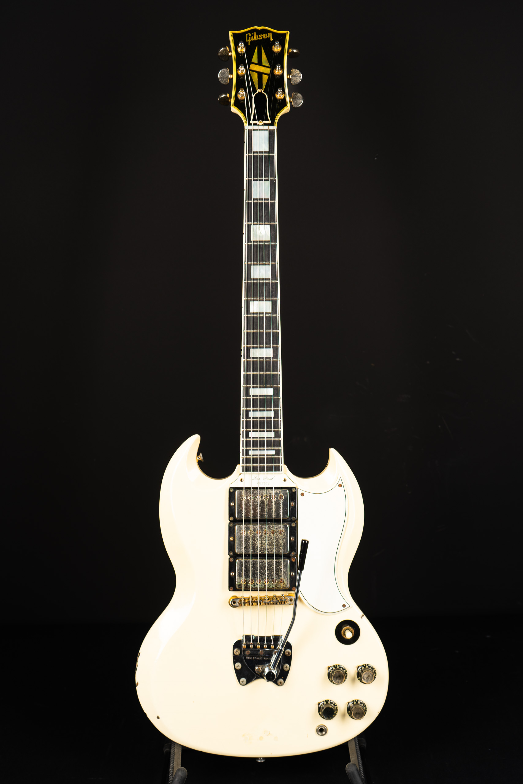 1962 Gibson SG Les Paul Custom - Polaris White - GuitarPoint