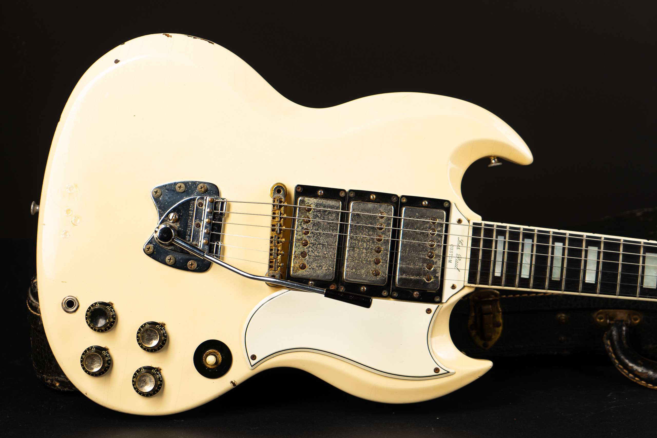 Gibson Les Paul ホワイト 1962 Gibson SG Les Paul Custom - Polaris White - GuitarPoint