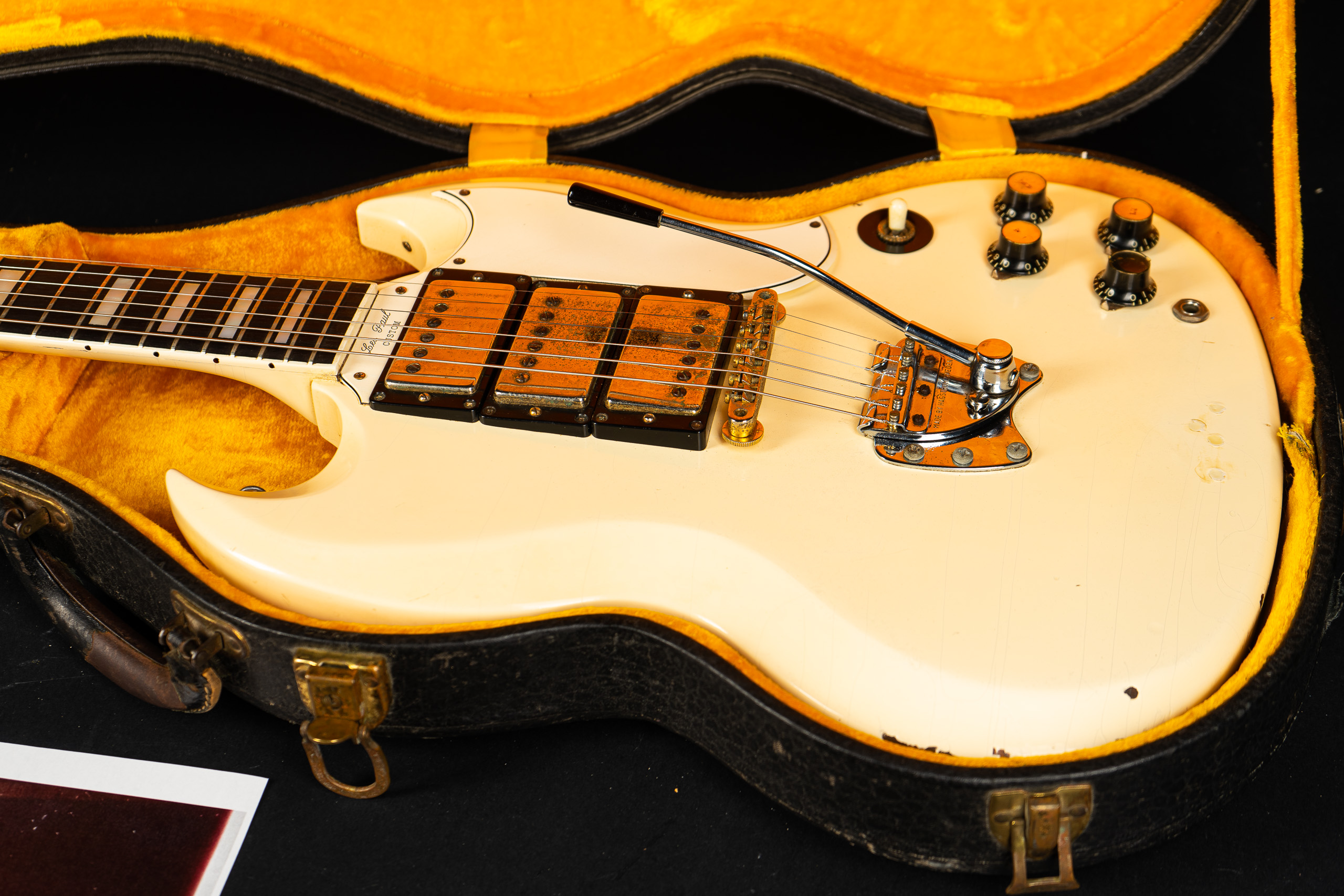 1962 Gibson SG Les Paul Custom - Polaris White - GuitarPoint