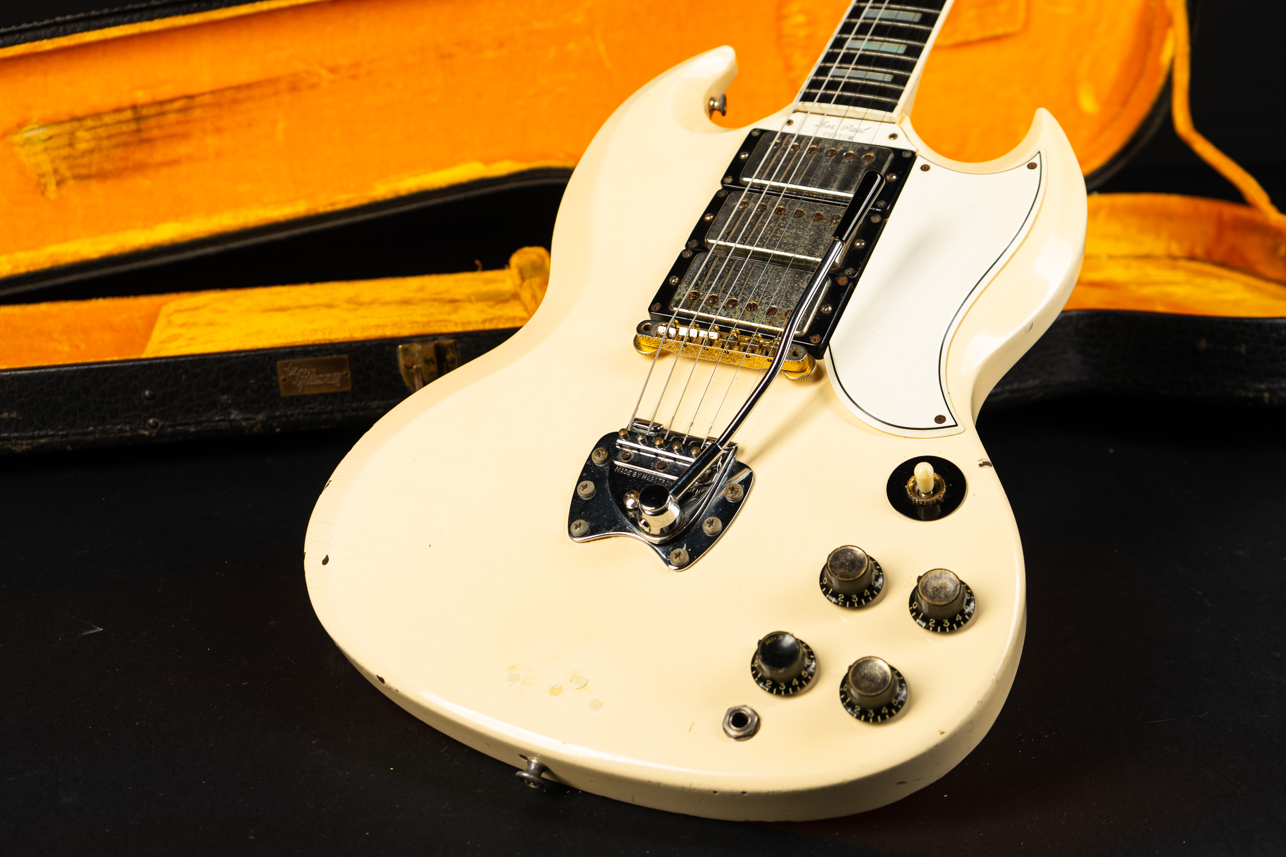 1962 Gibson SG Les Paul Custom - Polaris White - GuitarPoint