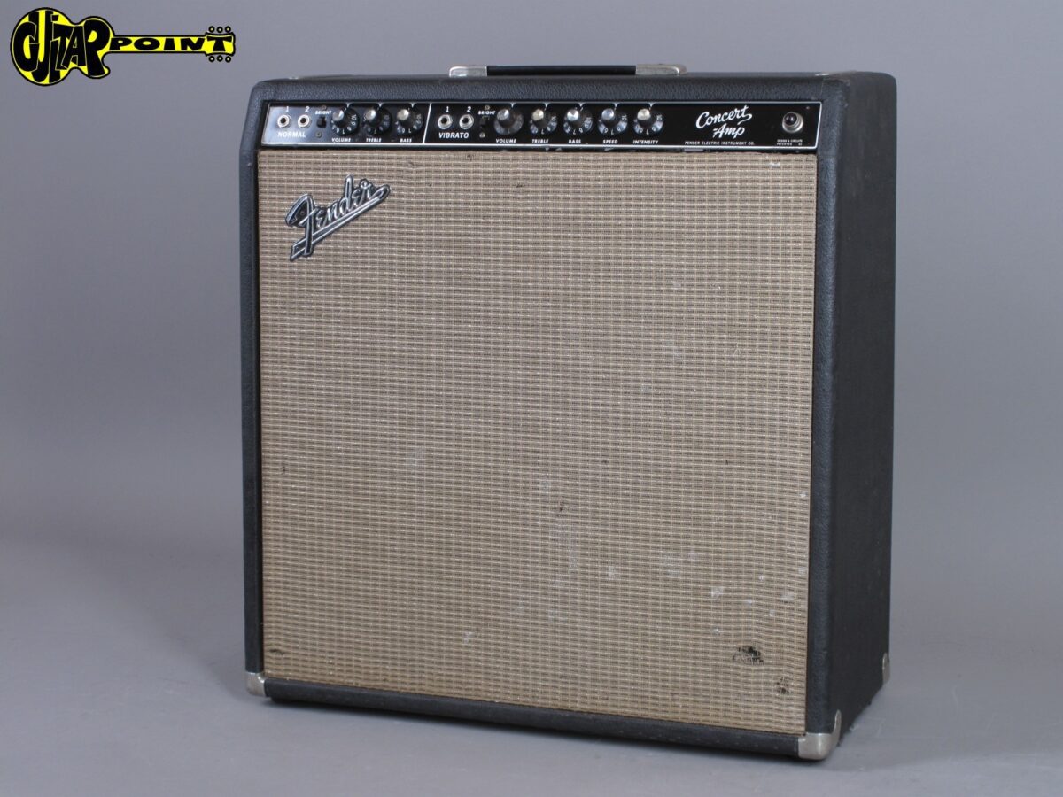 Copertura In Vinile Per Amplificatore Fender Concert 4x10 – Nero Con Piping, Made In USA